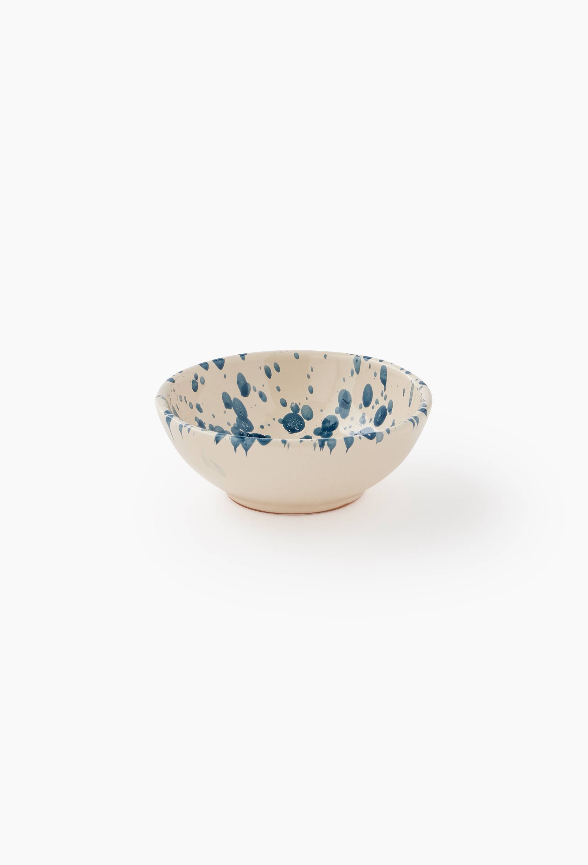Bol finition t&acirc;chet&eacute;e, 12cm, Bleu, large image number 0
