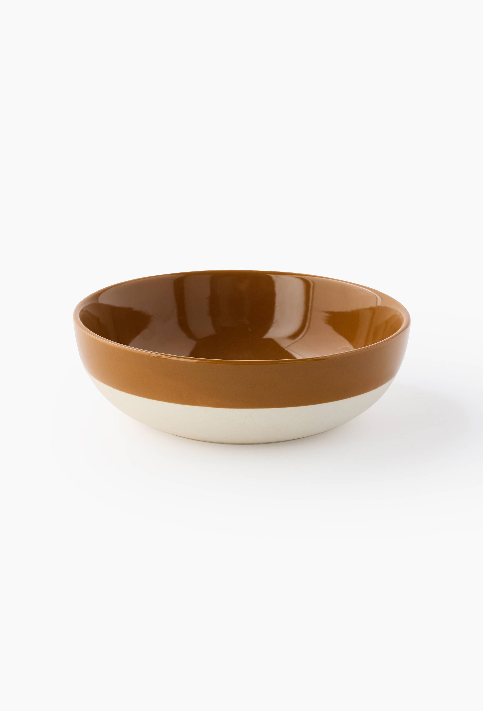 Saladier finition biscuit, 21cm, Brun, large image number 0.0