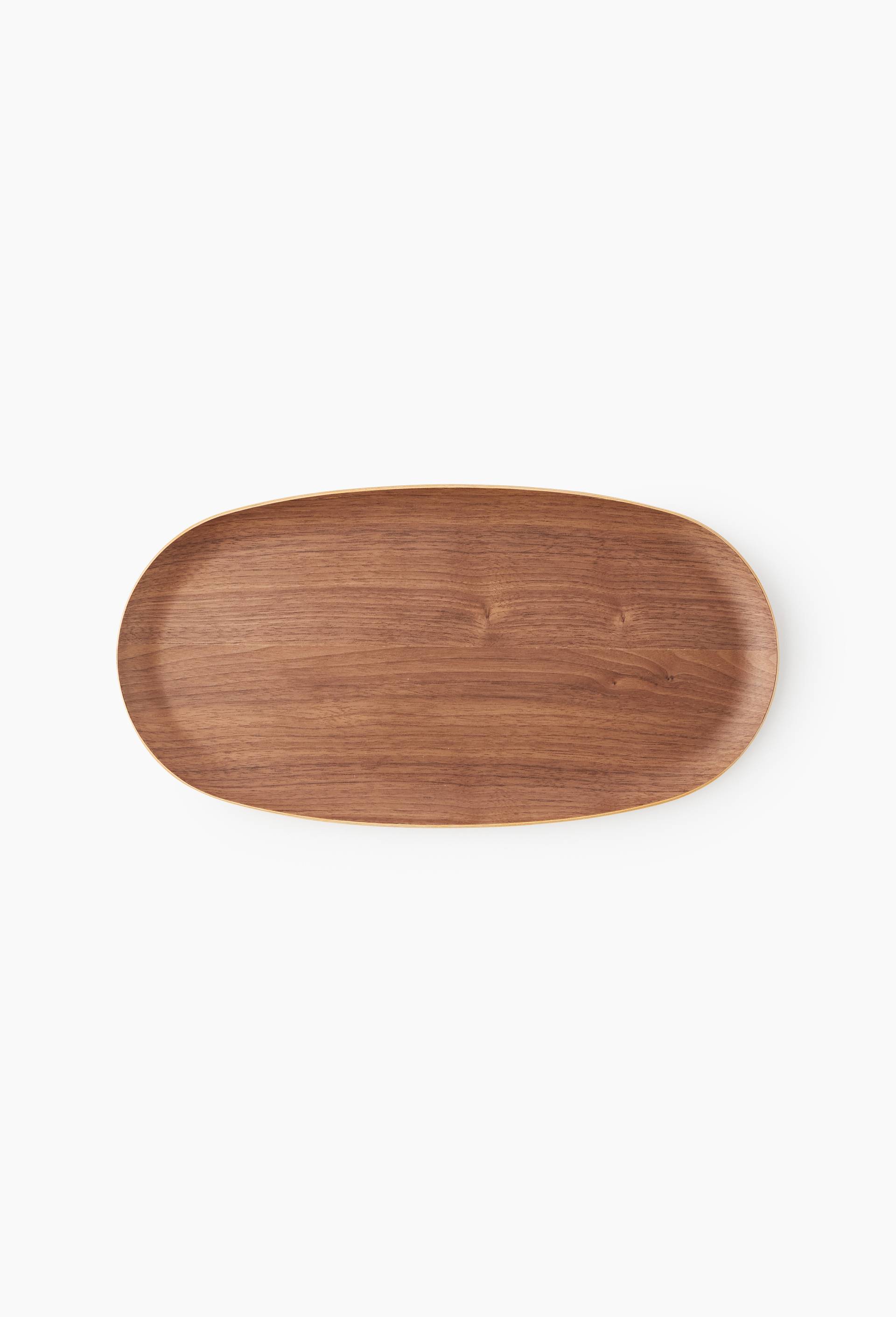 Plateau ovale, 35cm, Beige clair, large image number 0.0