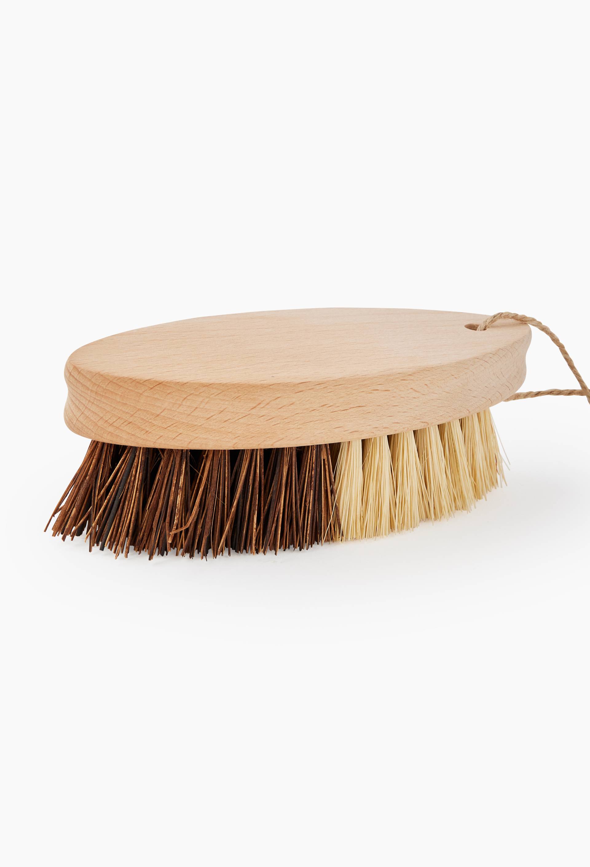 Brosse ovale,130*80*40, bois, Beige clair, large image number 1