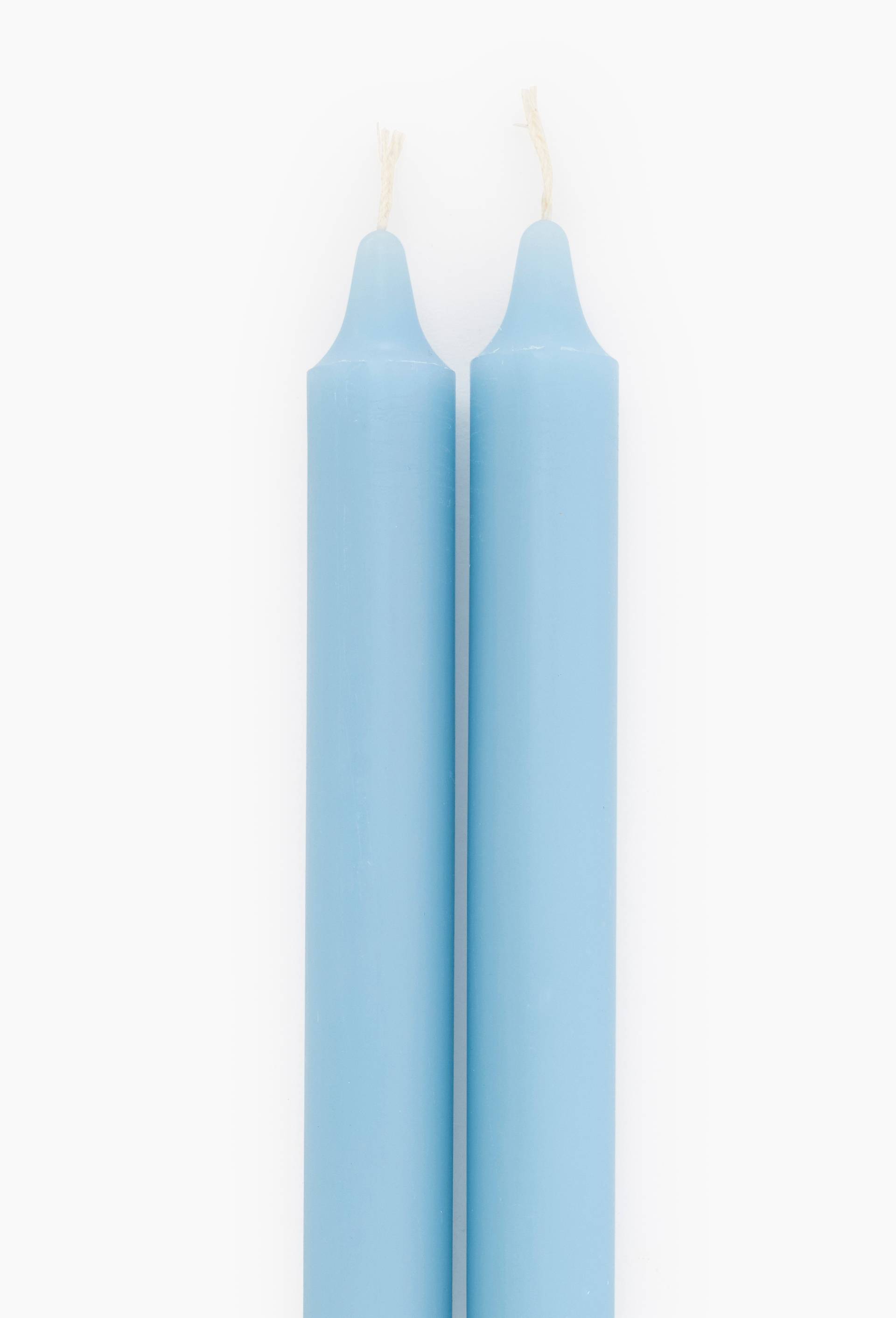 Lot de 2 bougies droites, 2,1x20cm, Vert, large image number 1