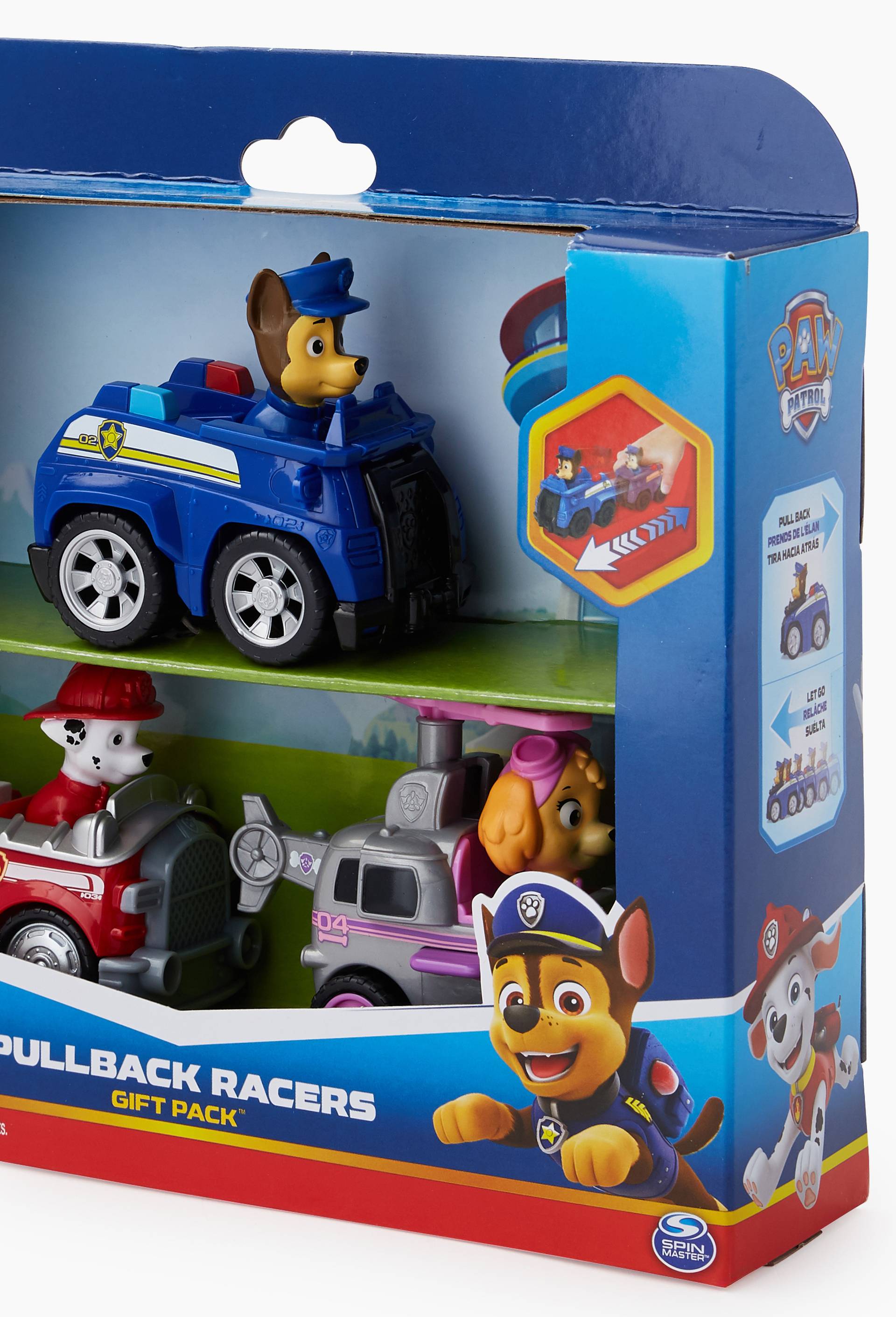PACK DE 3 VEHICULES RETRO FRICTION La Pat' Patrouille, Multicolore, large image number 1