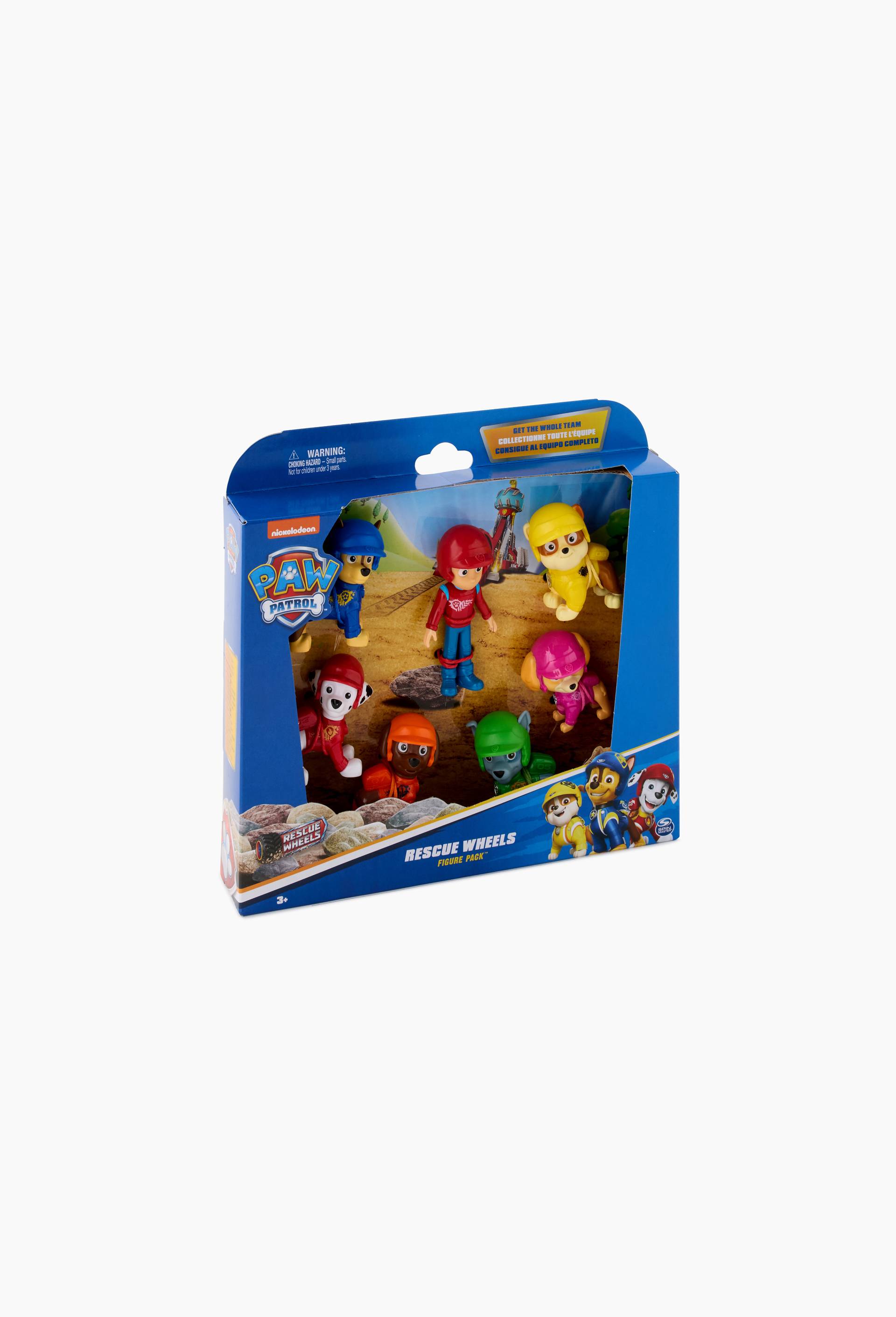 Pat' patrouille - multipack de 7 figurines rescue wheels, Multicolore, large image number 0