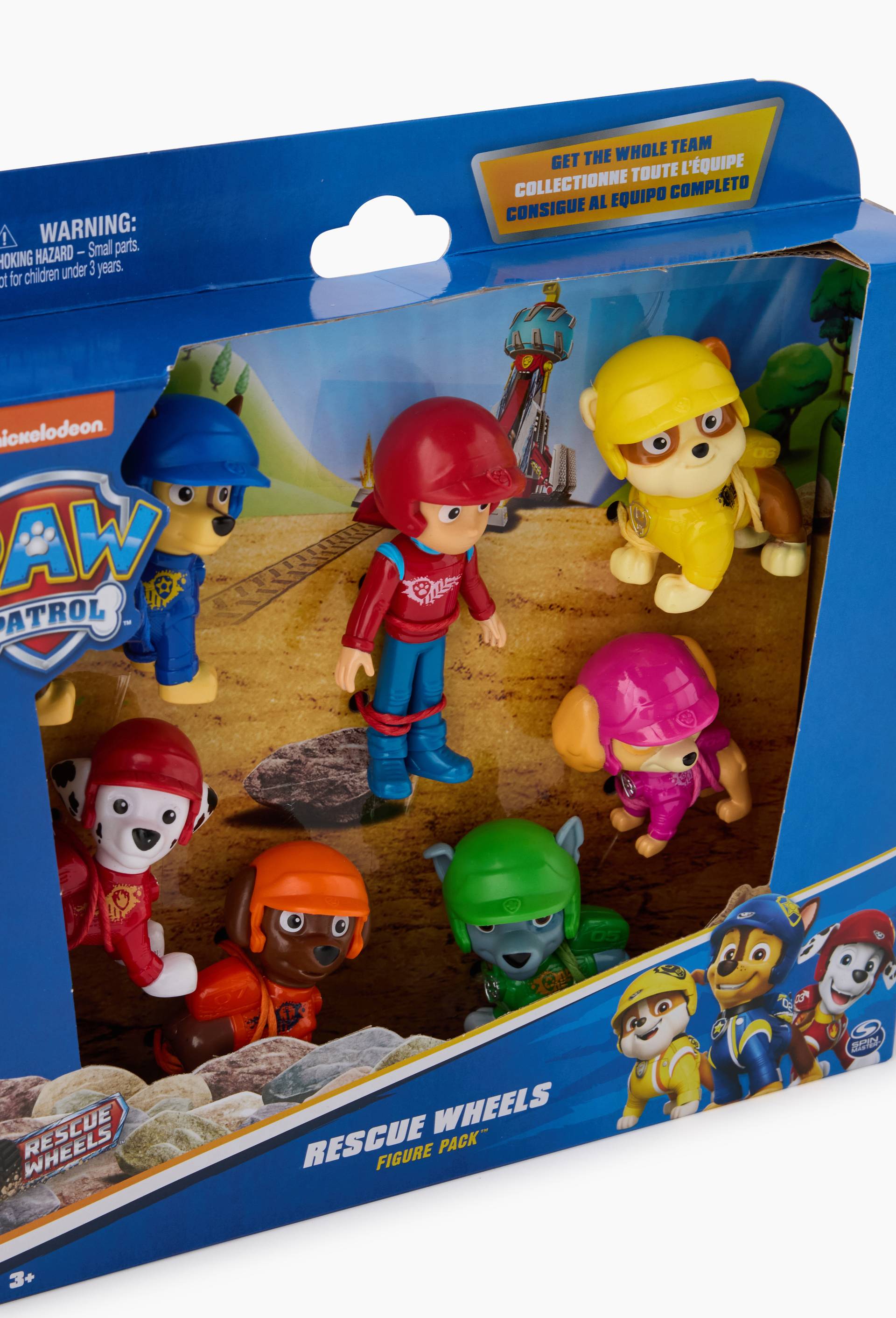 Pat' patrouille - multipack de 7 figurines rescue wheels, Multicolore, large image number 1.0