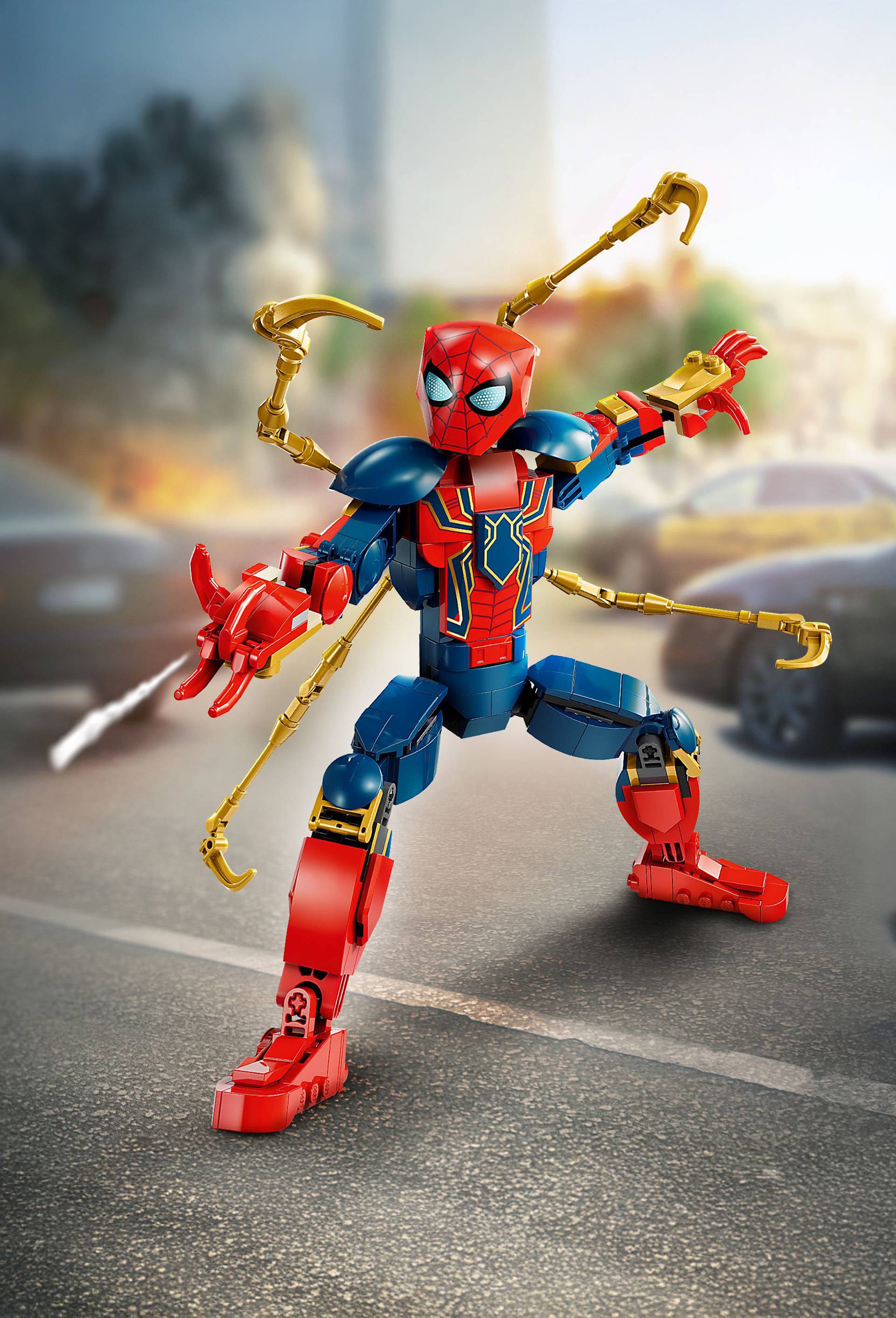 Figurine d'Iron Spider-Man &agrave; construire LEGO&reg; Marvel Super Heroes  76298, Multicolore, large image number 4.0