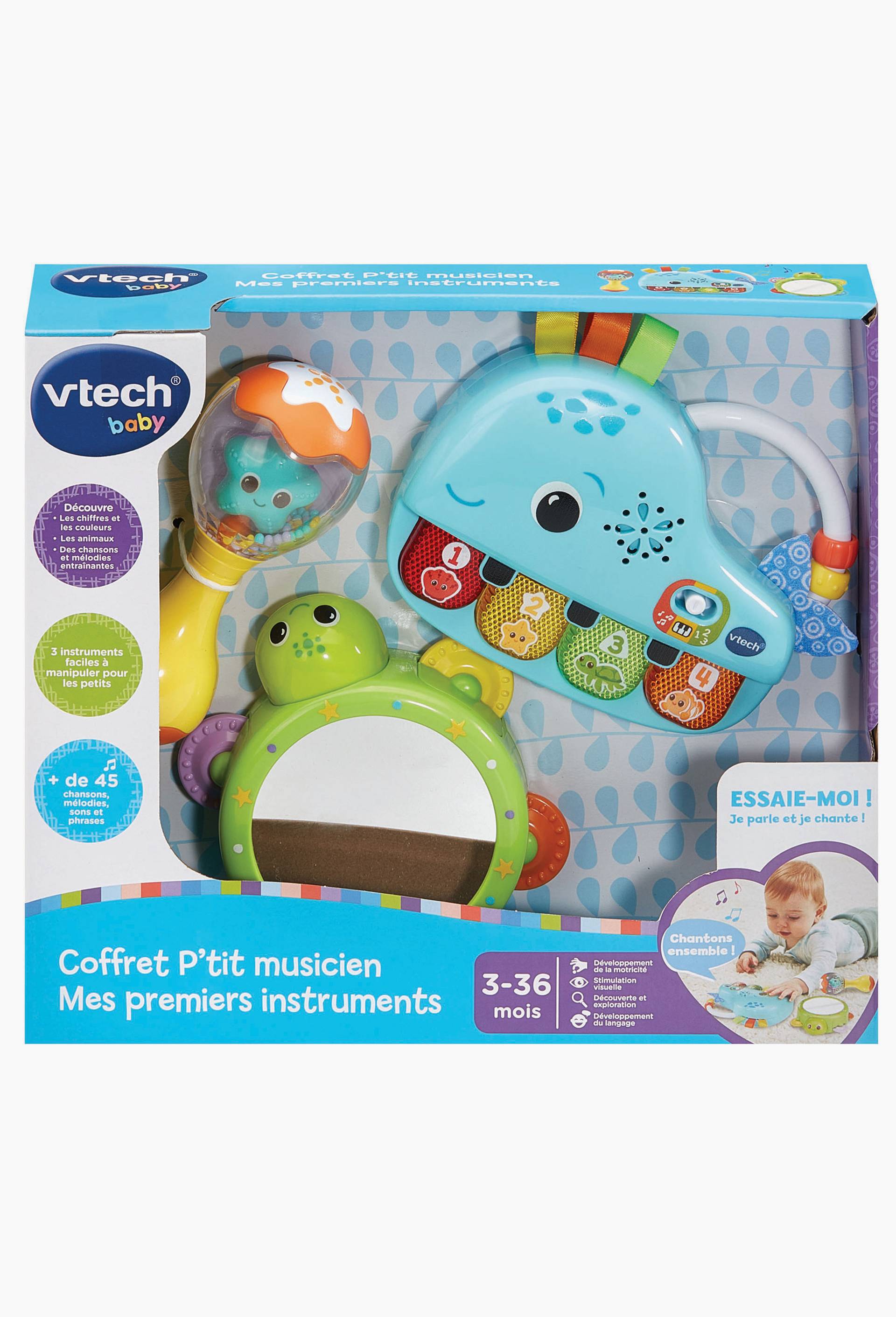 Coffret P'tit musicien - Mes premiers instruments, Multicolore, large image number 1