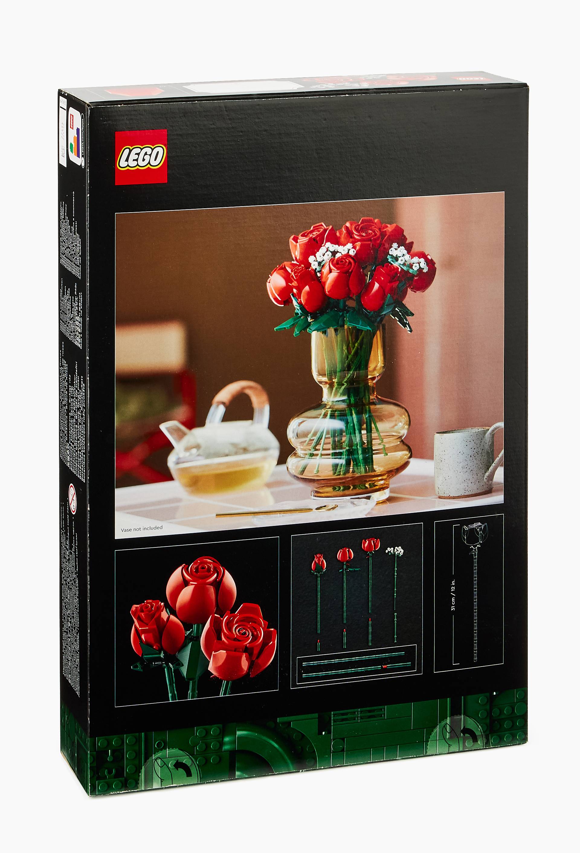 Le bouquet de roses  LEGO&reg; Icons, Multicolore, large image number 2.0