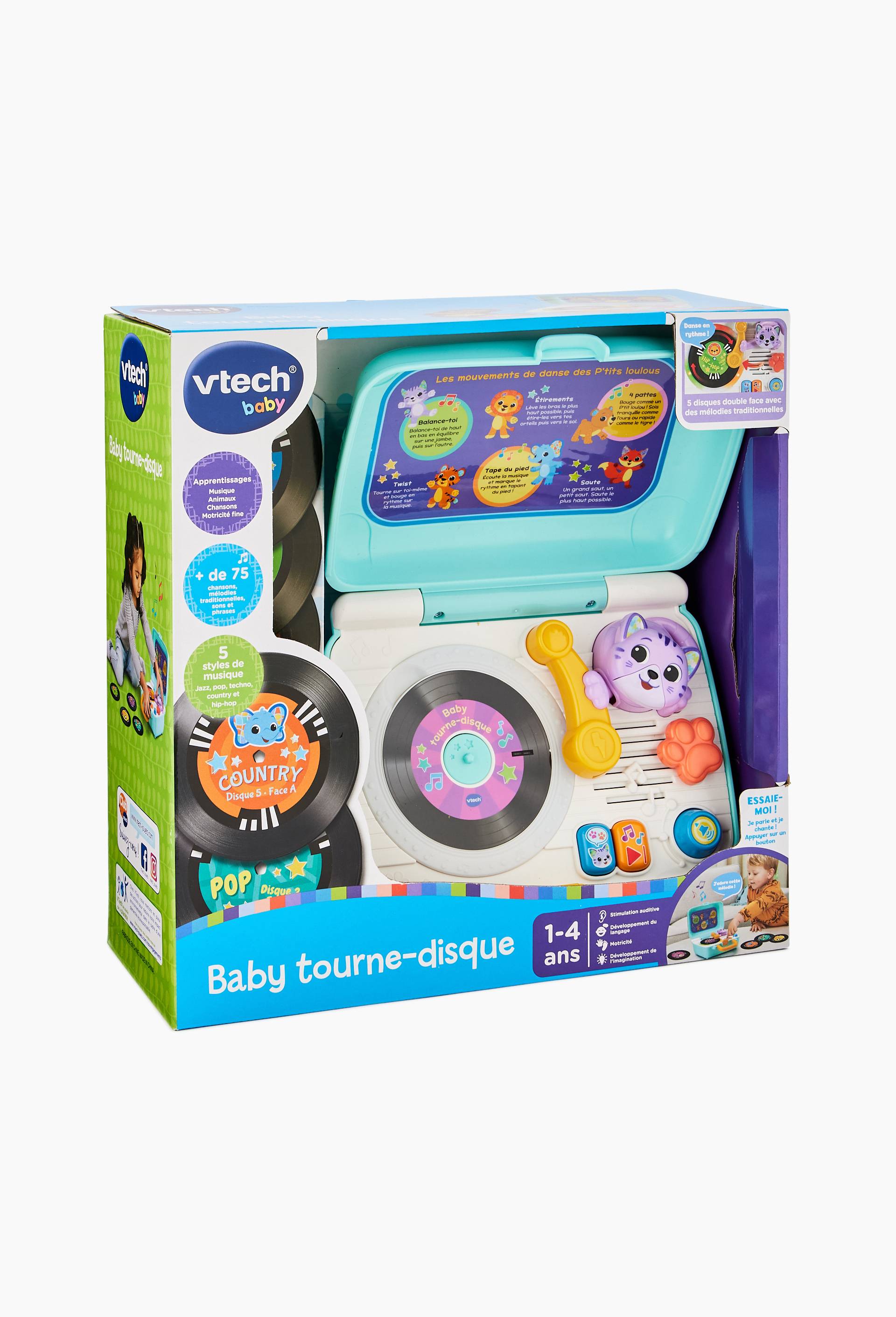 Baby tourne-disque, Multicolore, large image number 0