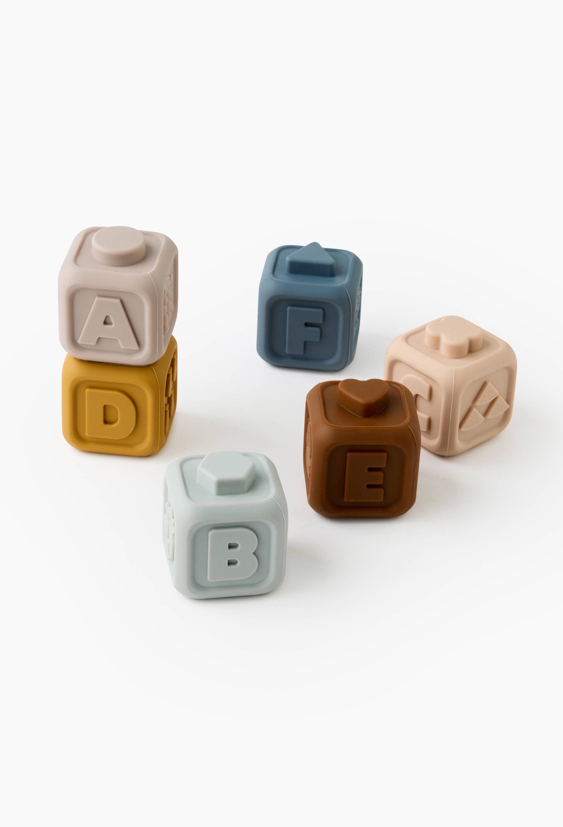 6 Cubes Silicones, Multicolore, large image number 1