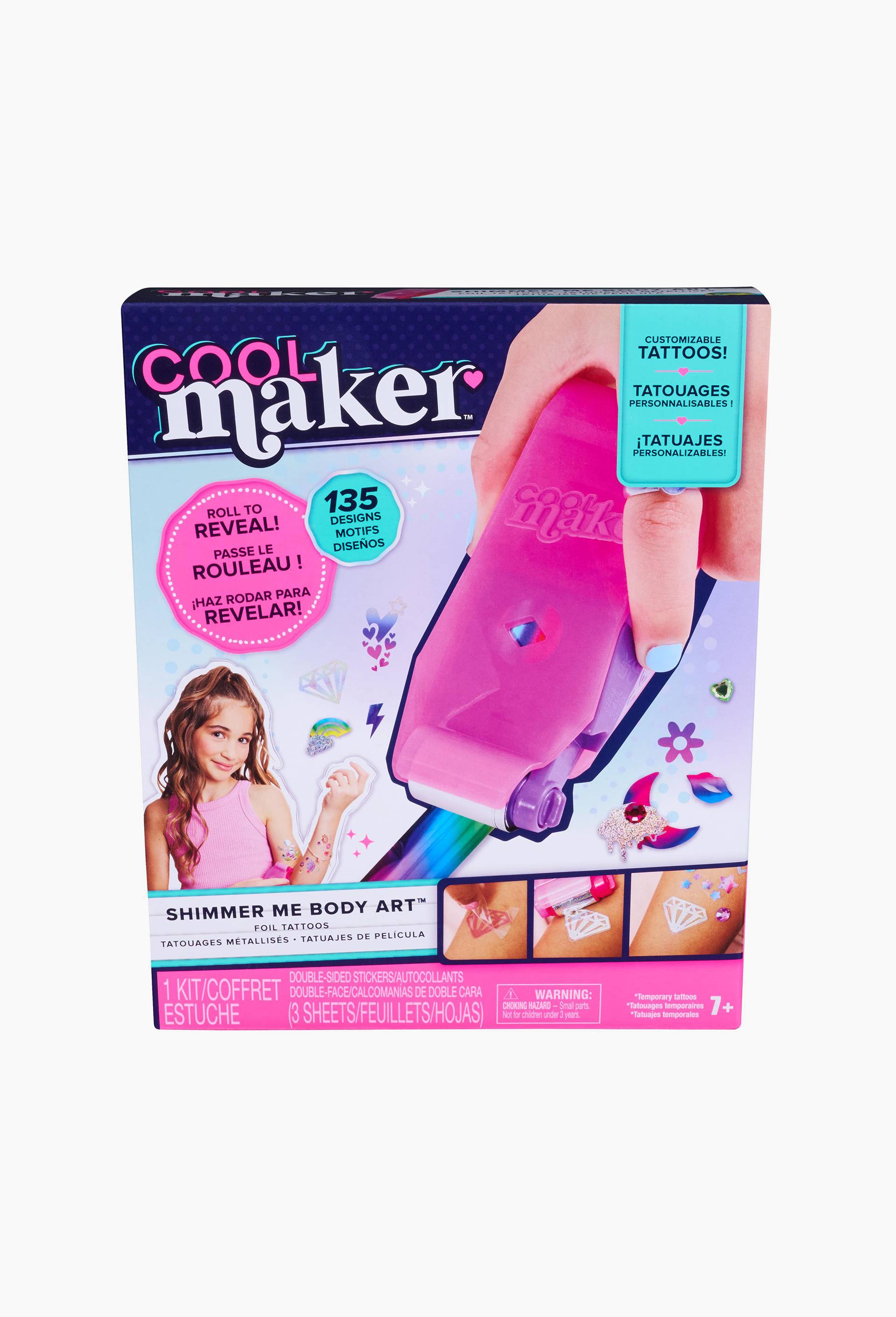 Cool Maker - Shimmer Me Body Art, Multicolore, large image number 0.0