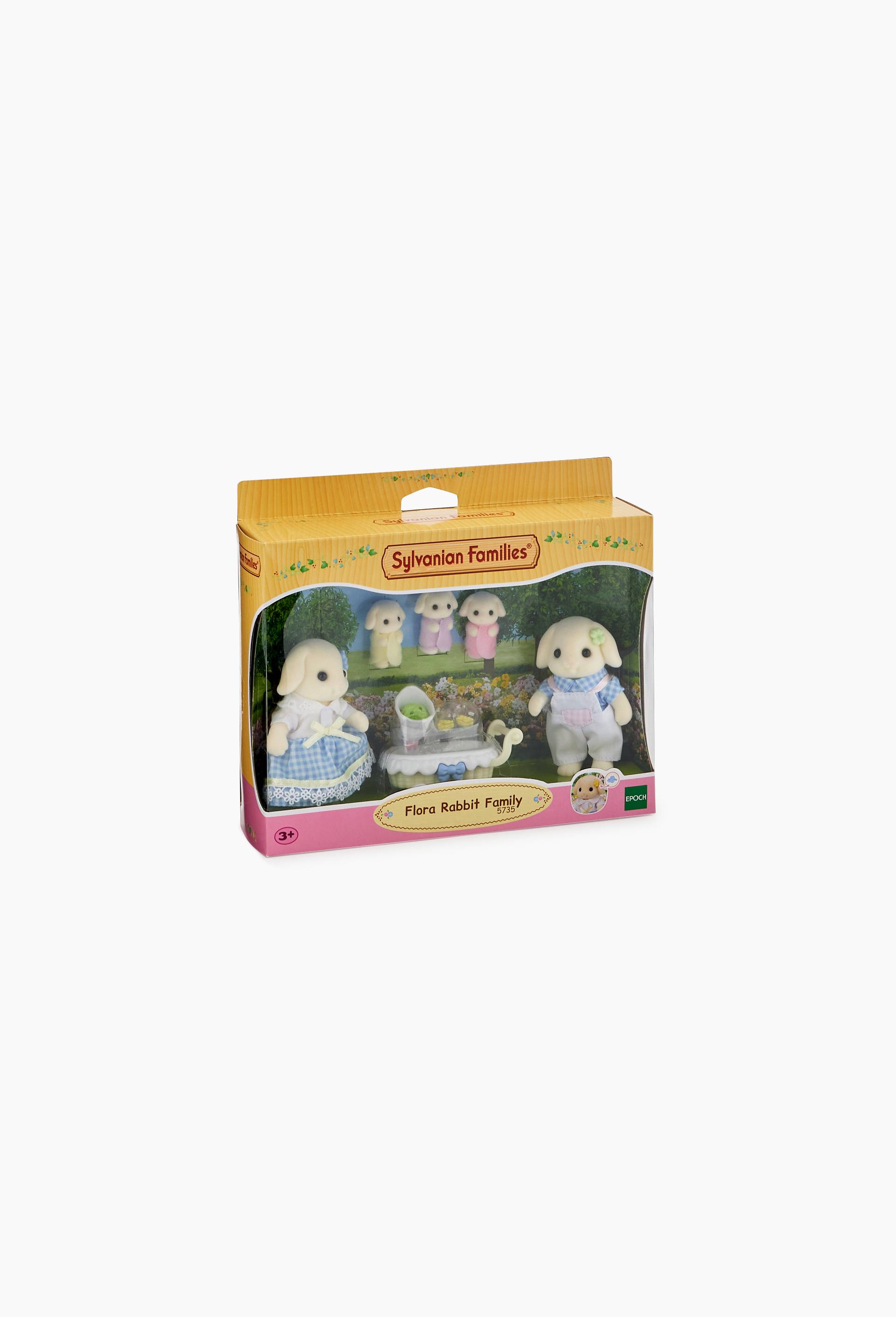 La famille Lapin B&eacute;lier - Sylvanian Families, Multicolore, large image number 0