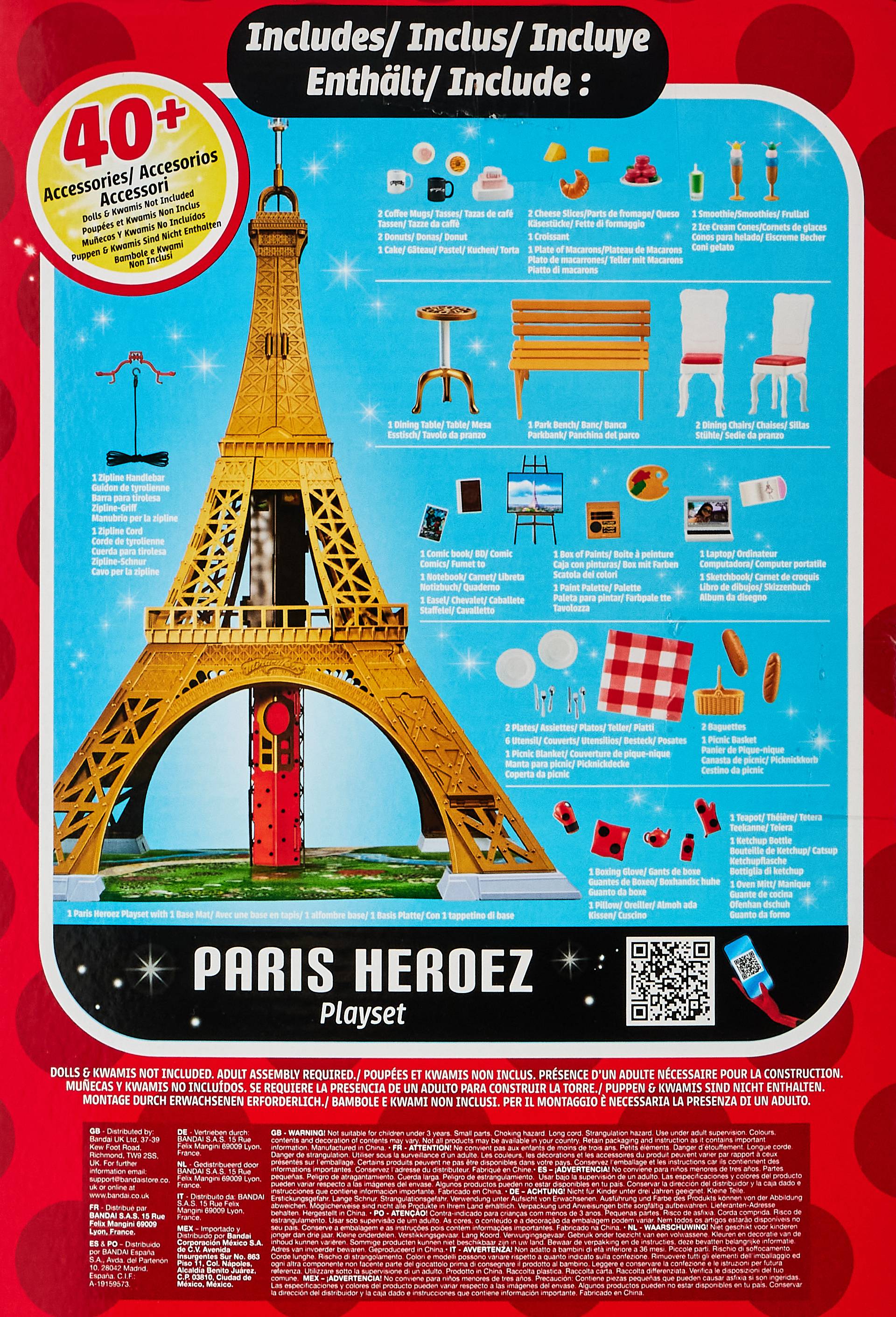 Miraculous - Playset deluxe paris, Multicolore, large image number 1.0