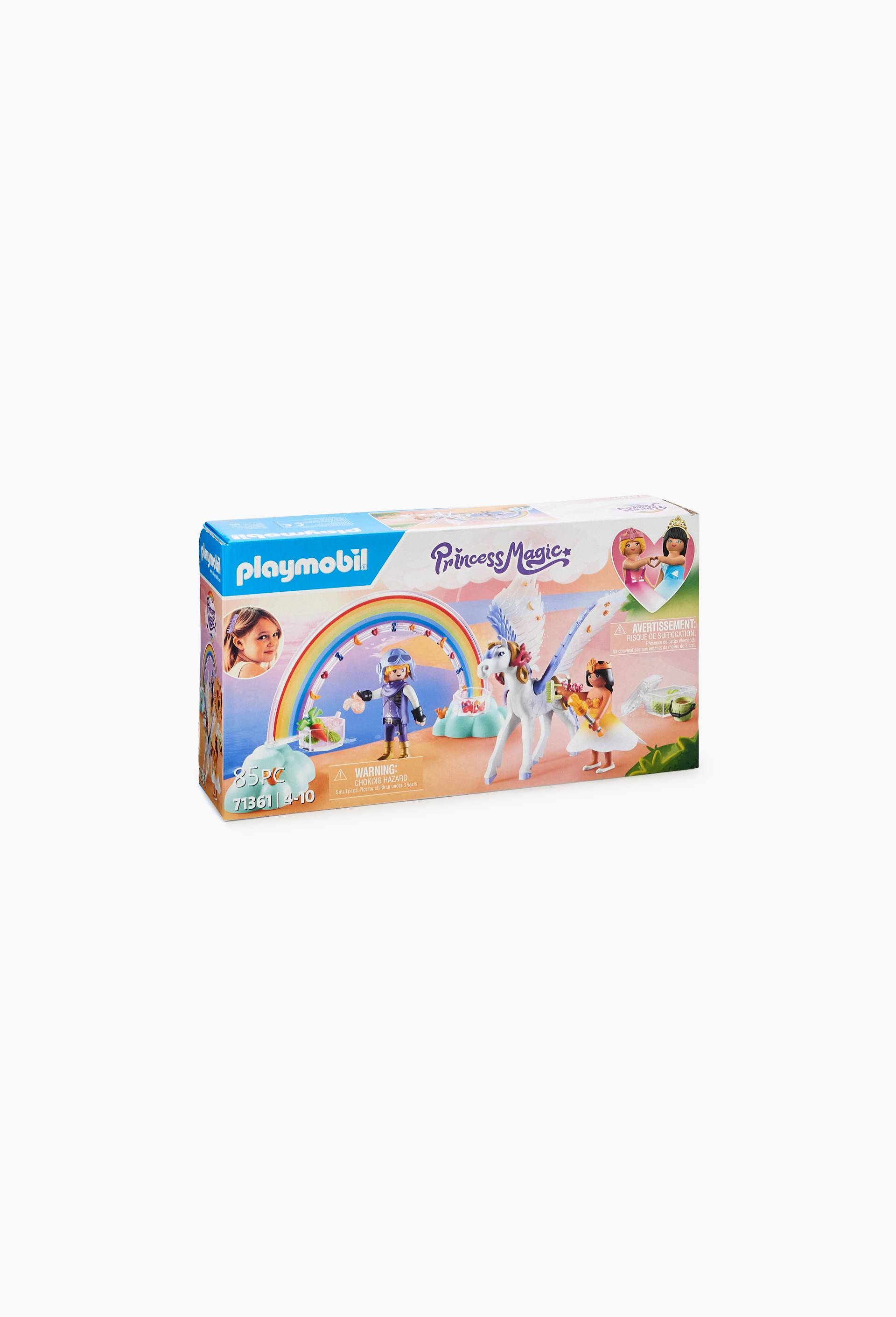 71361 - Playmobil Princess Magic - Cheval ail&eacute; &agrave; d&eacute;corer, Multicolore, large image number 0