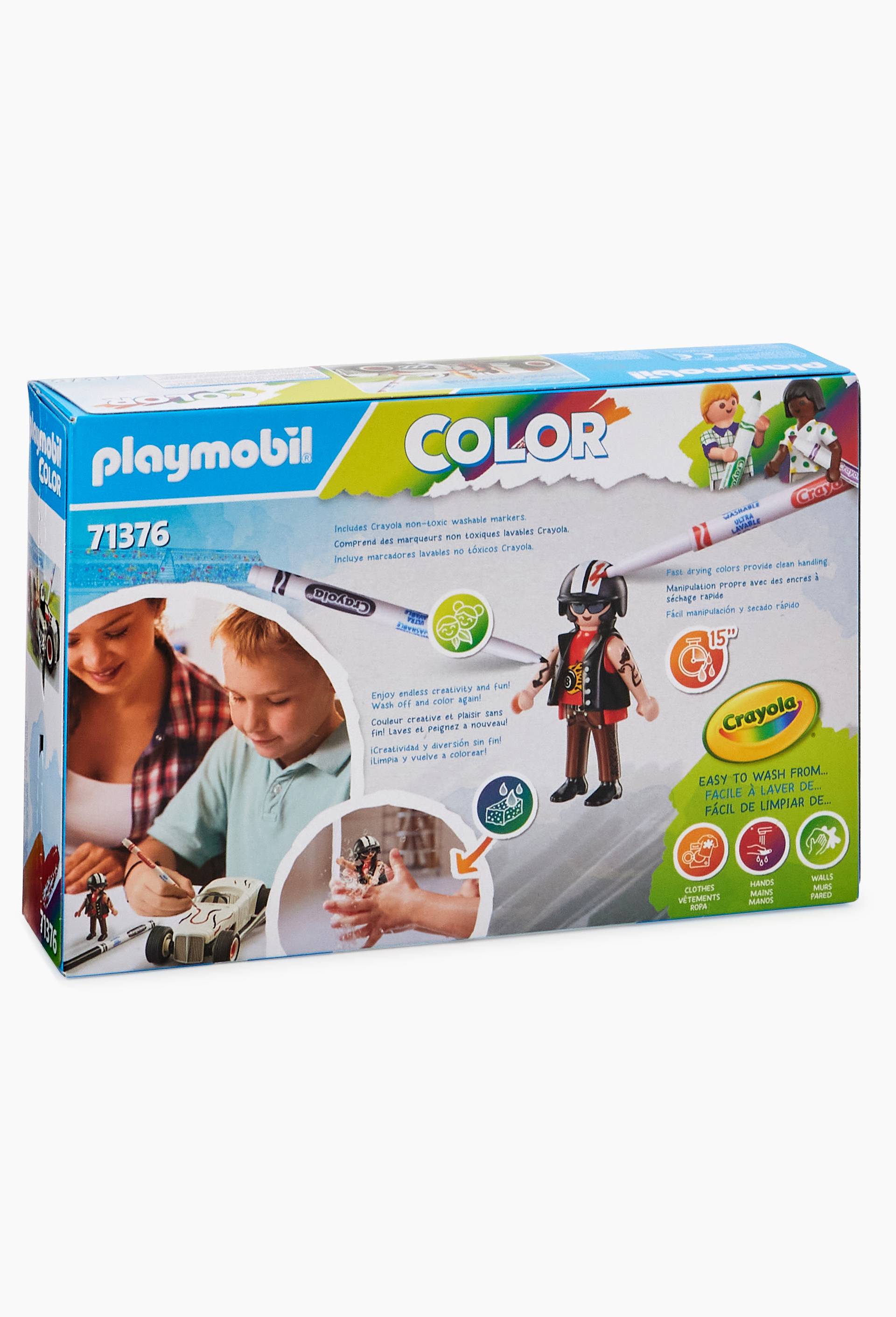 71376 _ Playmobil Color _ Voiture de course, Multicolore, large image number 1