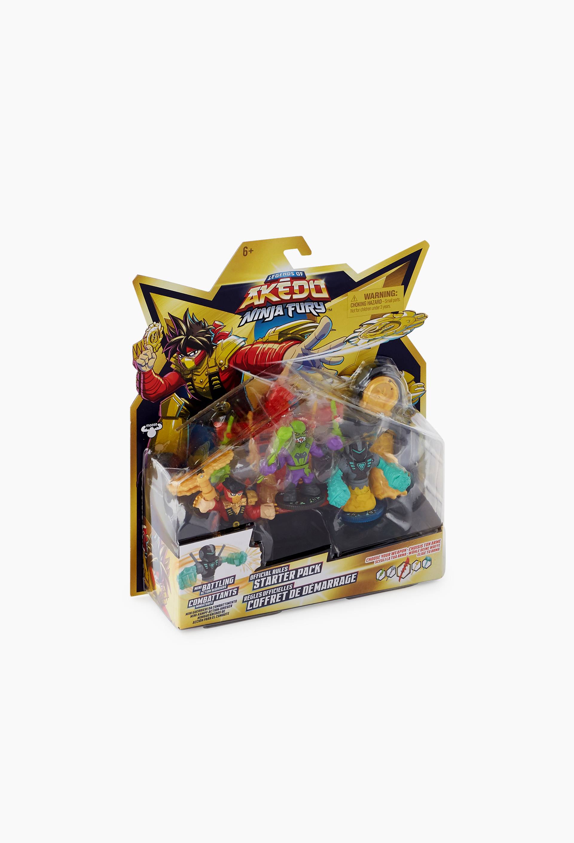 STARTER PACK NINJA FURY - AKEDO, Multicolore, large image number 0.0