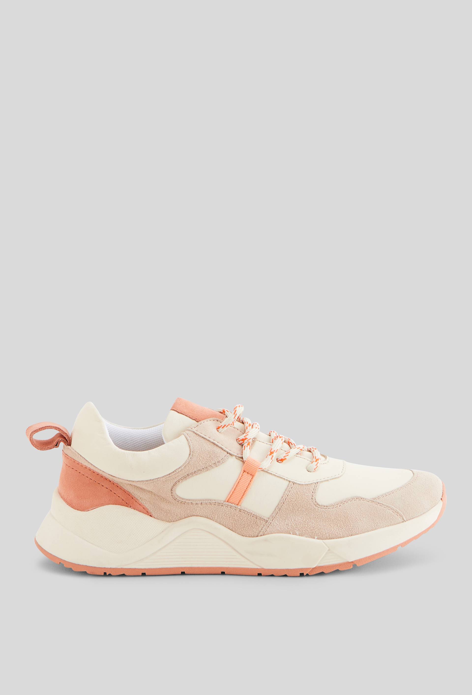 Baskets multicolores en cuir, Rose clair, large image number 0