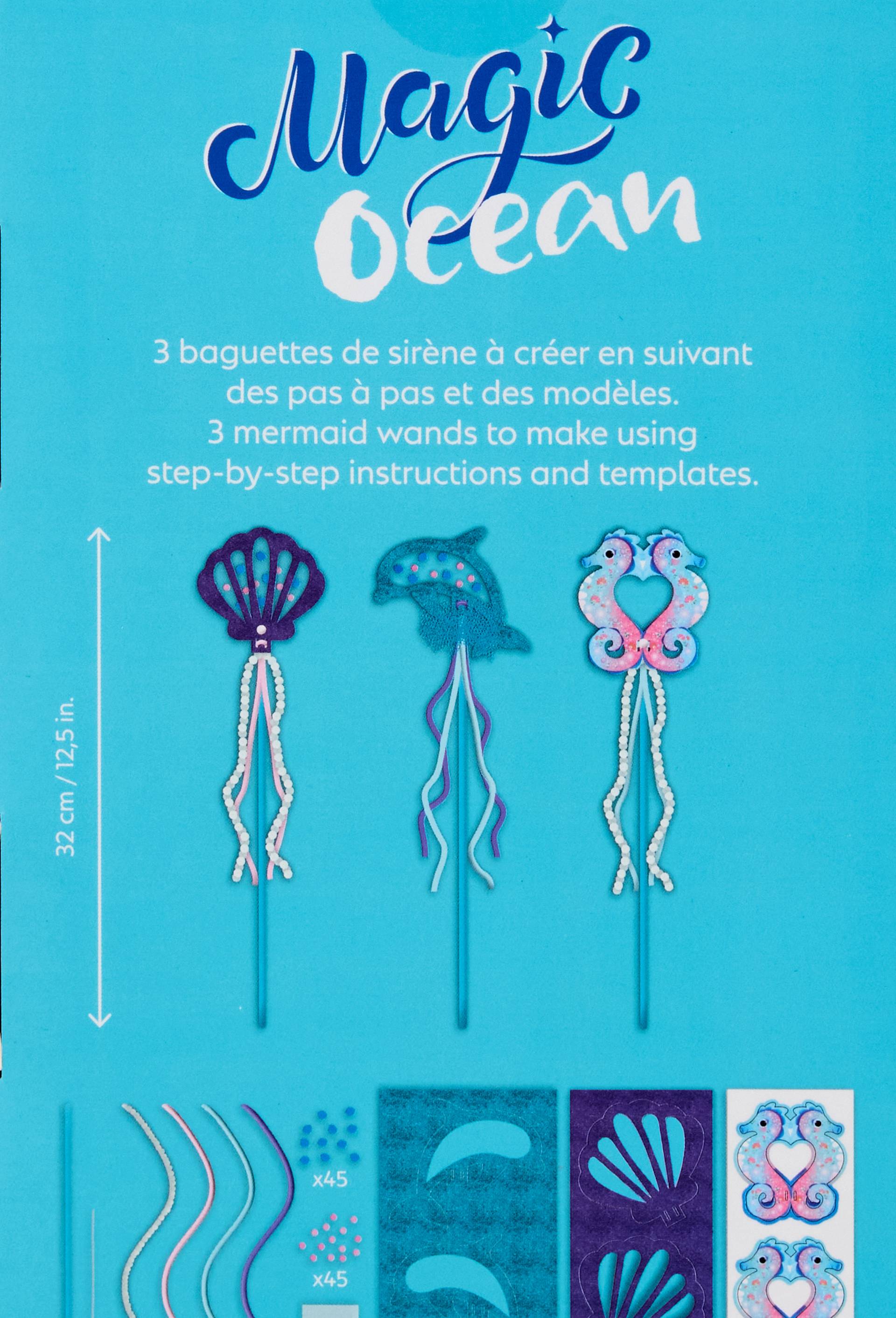 Magic ocean - 3 baguettes &agrave; cr&eacute;er, Multicolore, large image number 1