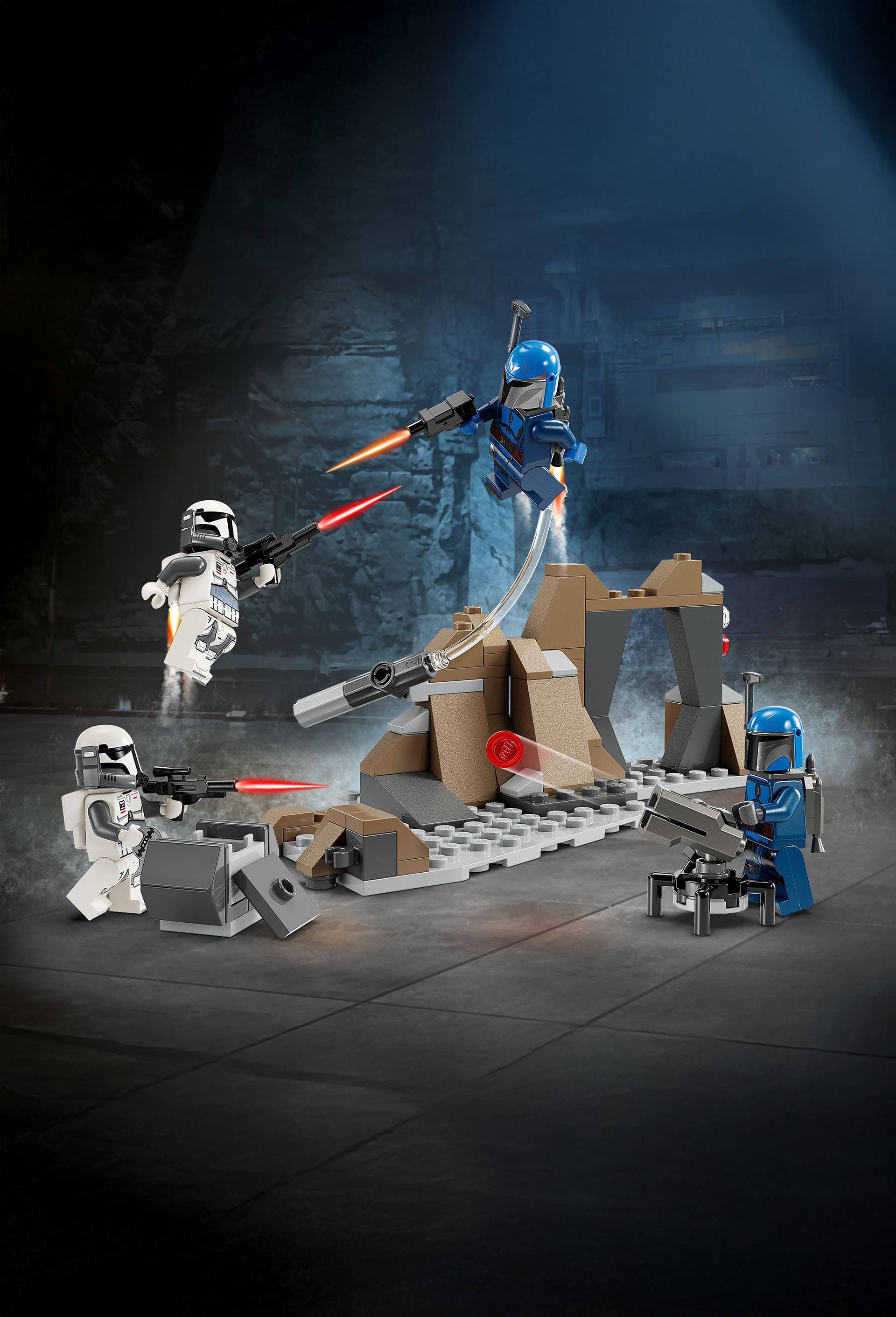 Pack de combat de l'embuscade sur Mandalore  LEGO&reg; Star Wars  75373, Multicolore, large image number 3