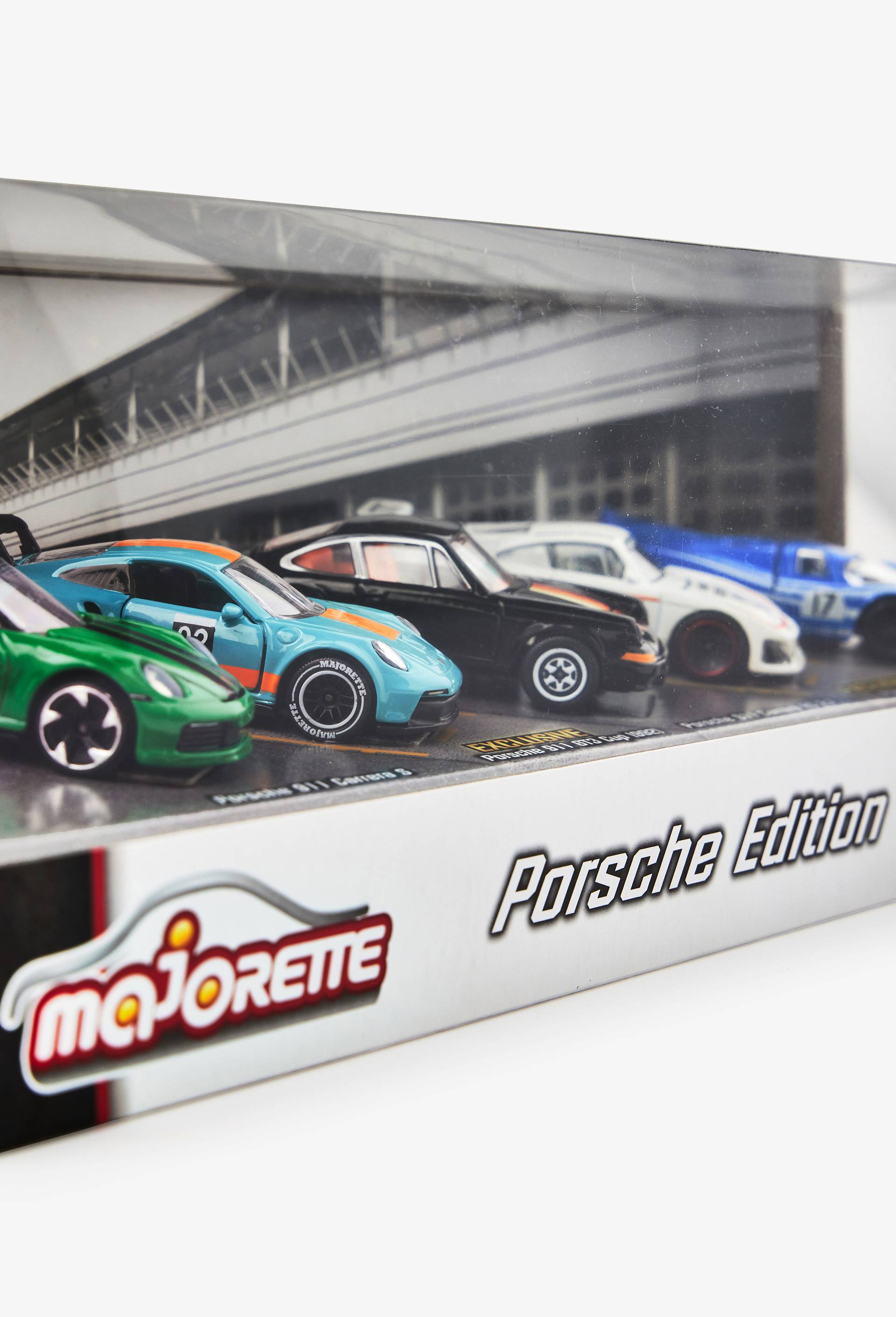 Coffret de 5 voitures Porshe 1/64e "Majorette", Multicolore, large image number 1.0