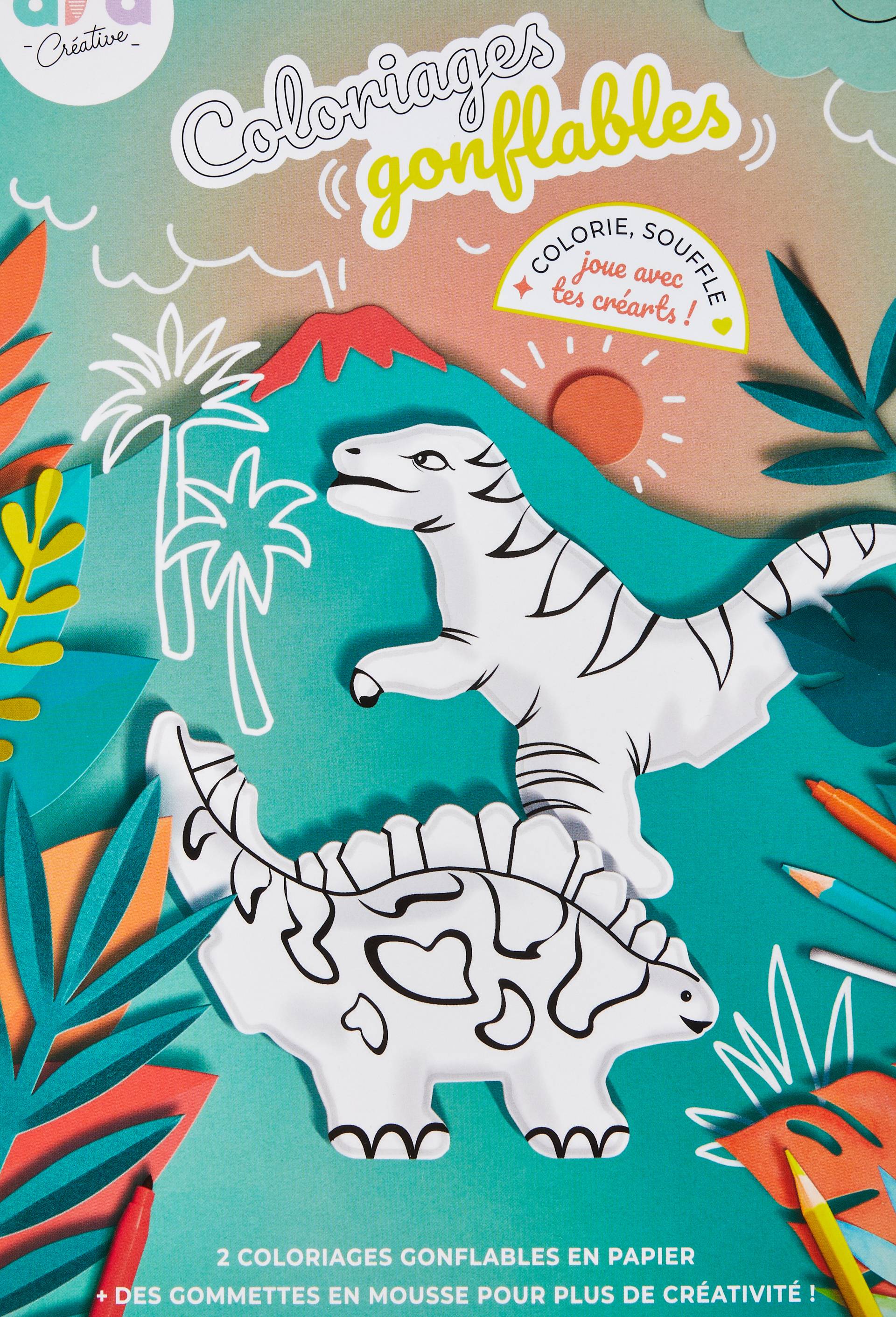 Lot 24 Marque-pages à Gratter – Dinosaures Et Licornes, Avec 8 Stylos Bois Et 24 Rubans