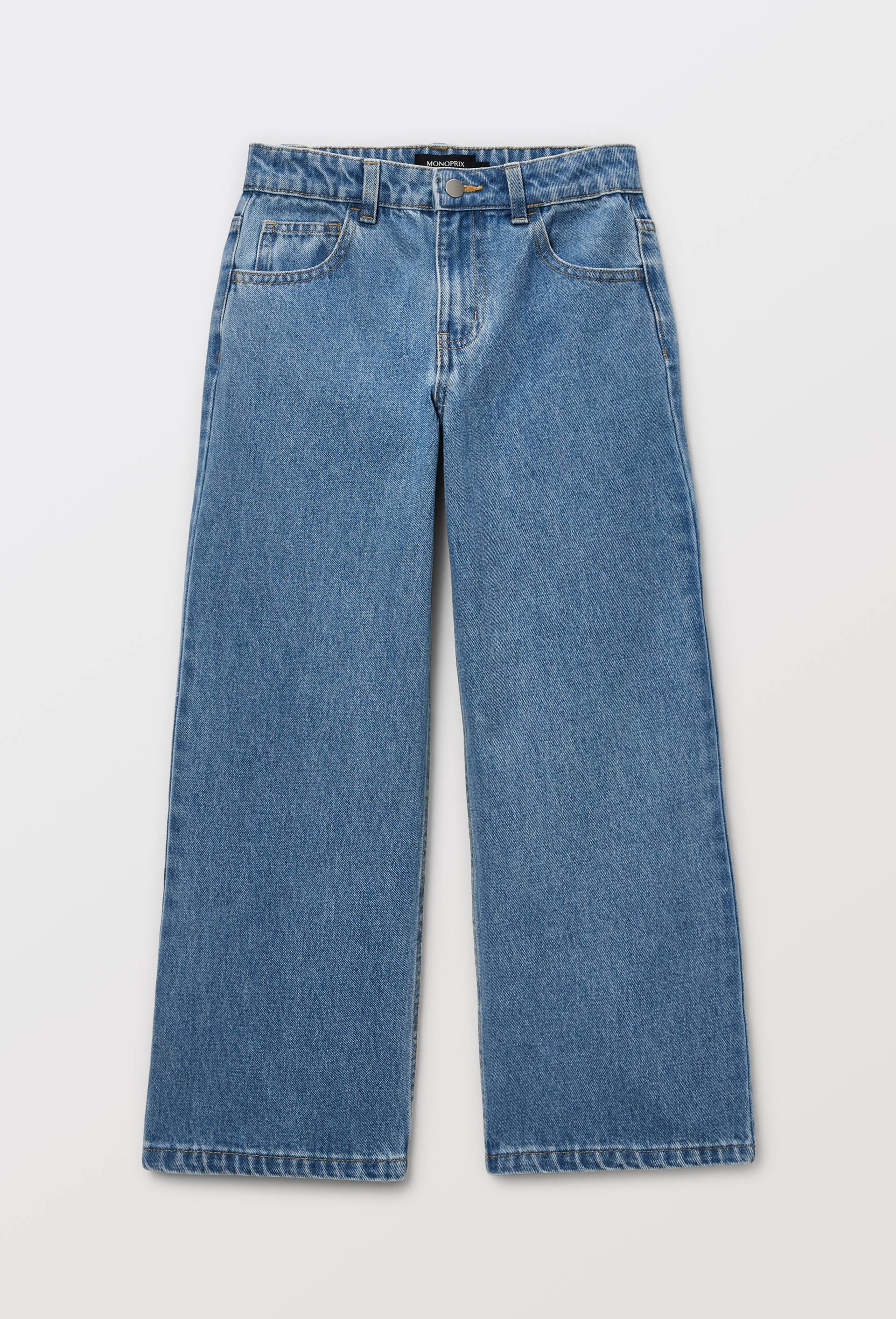 Jean large, Bleu fonc&eacute;, large image number 1