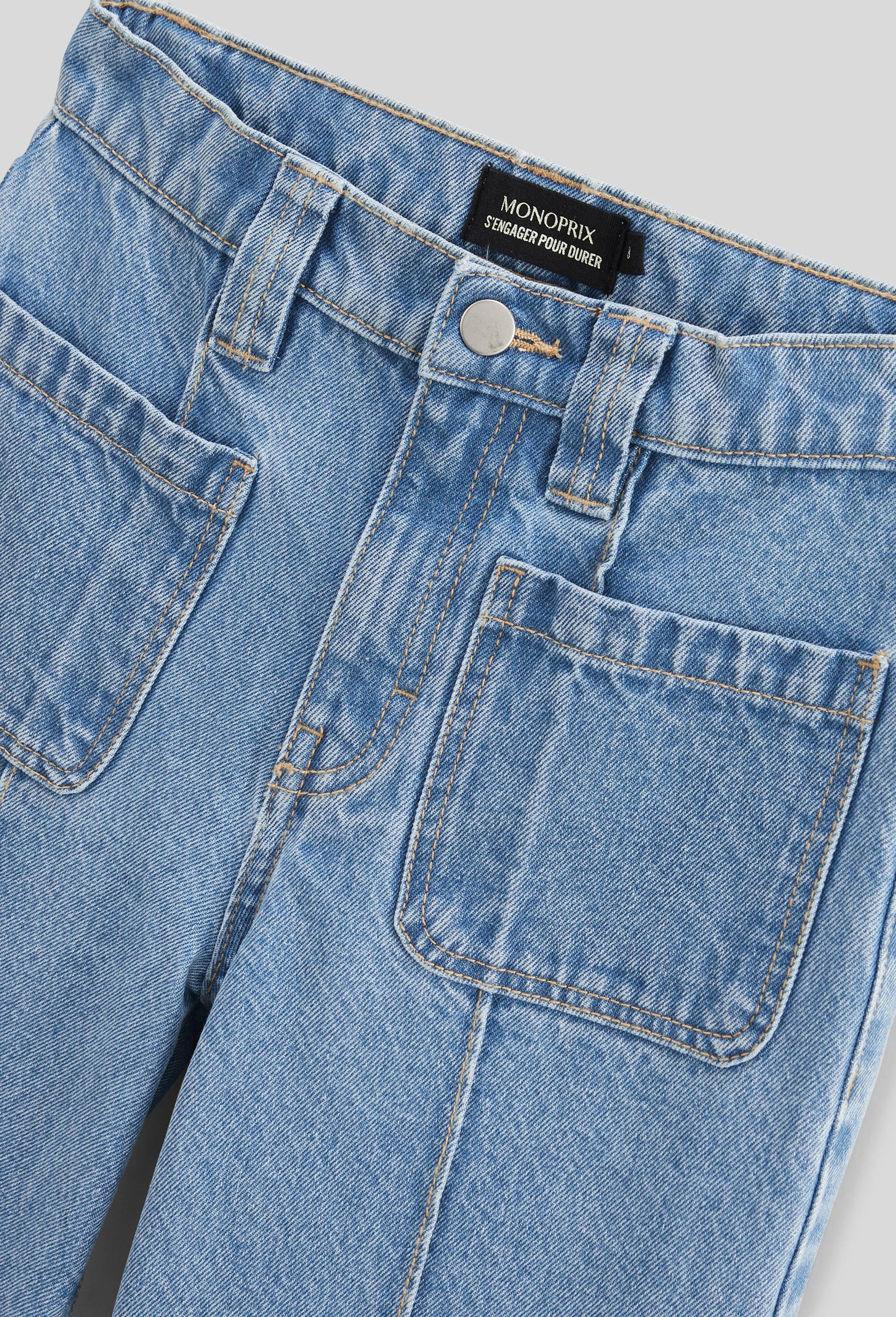 Jean large avec poches, Bleu, large image number 2