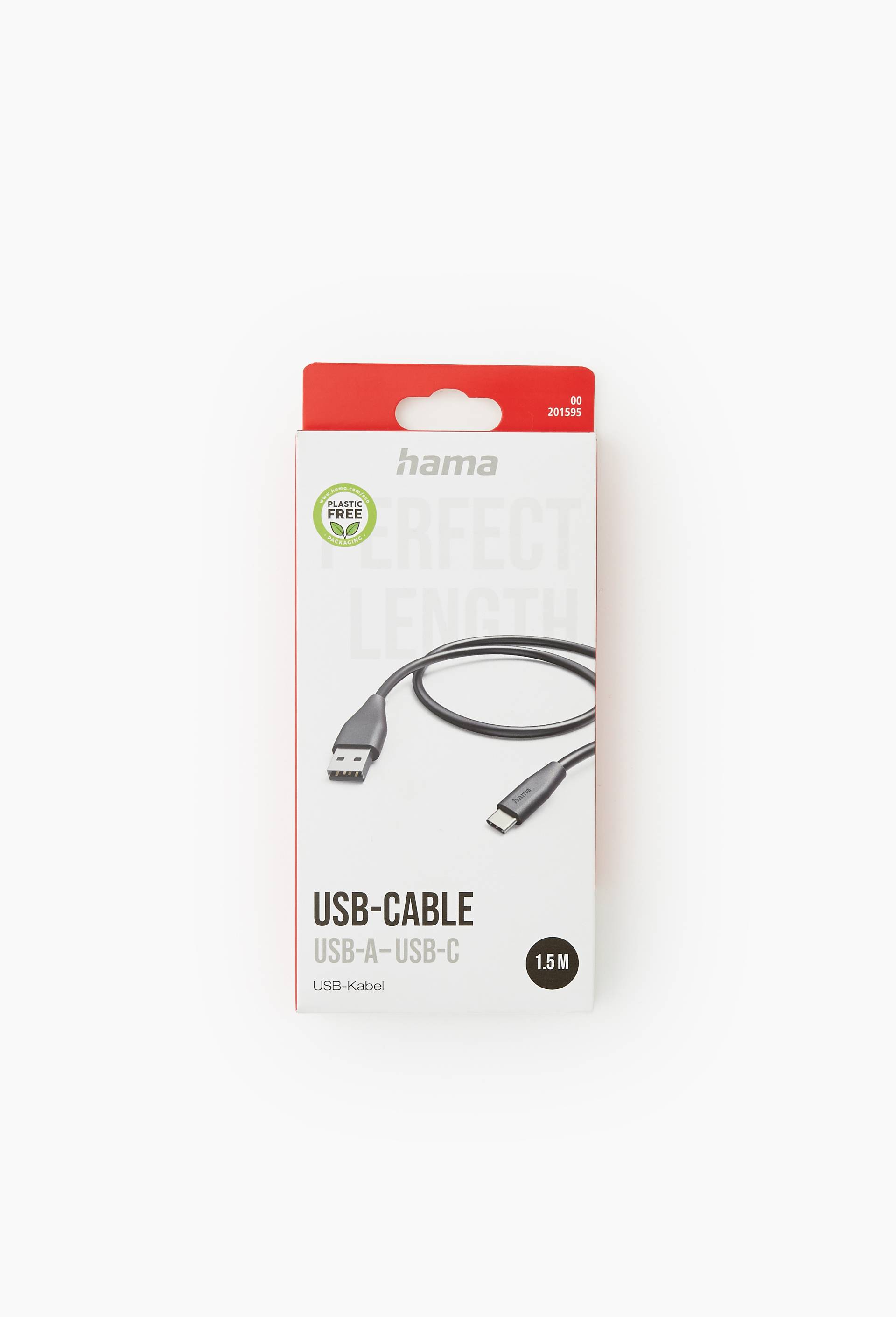 C&acirc;ble usb vers usb-c, 1,5m, Noir, large image number 1