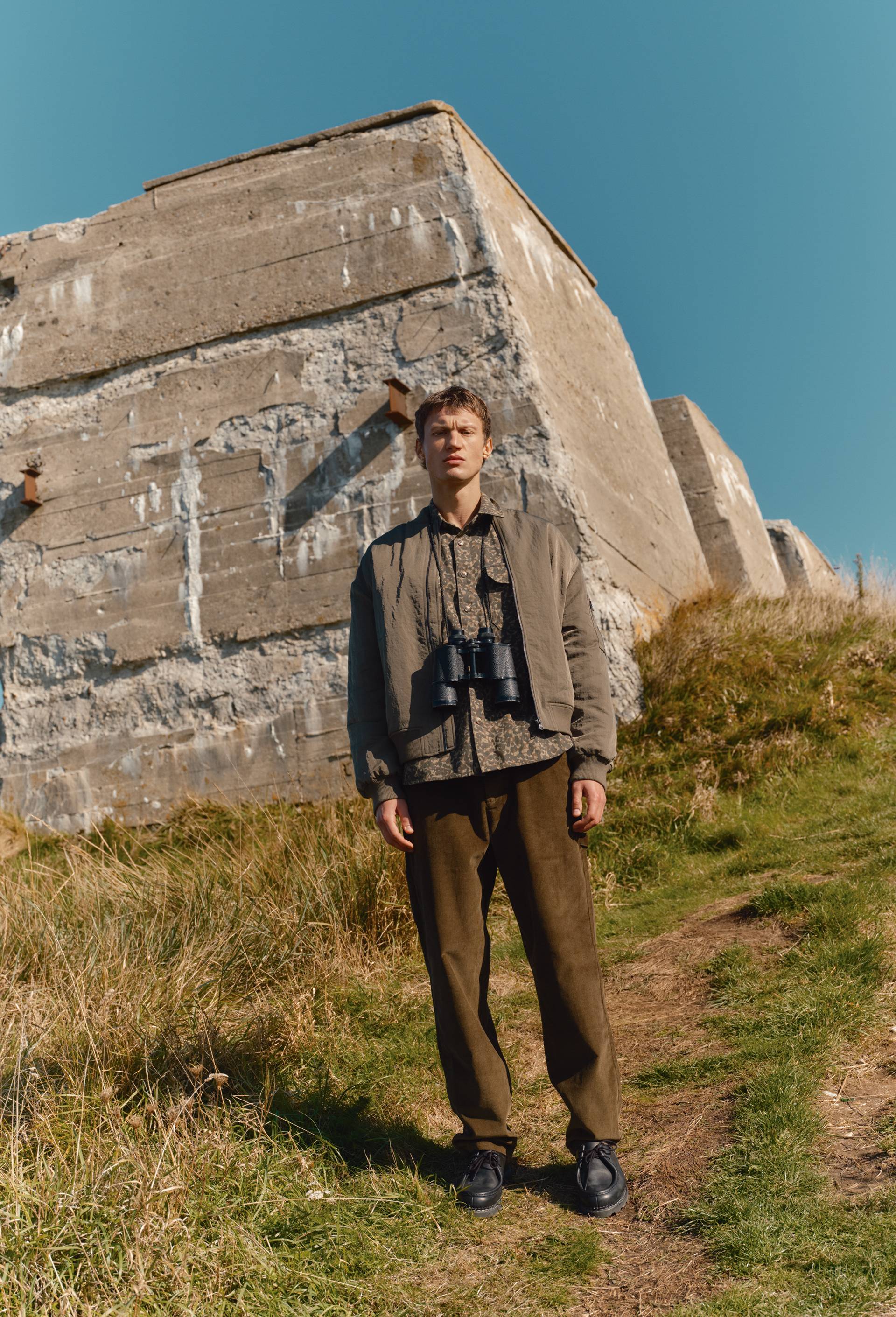 Blouson bomber zipp&eacute;, Vert fonc&eacute;, large image number 2