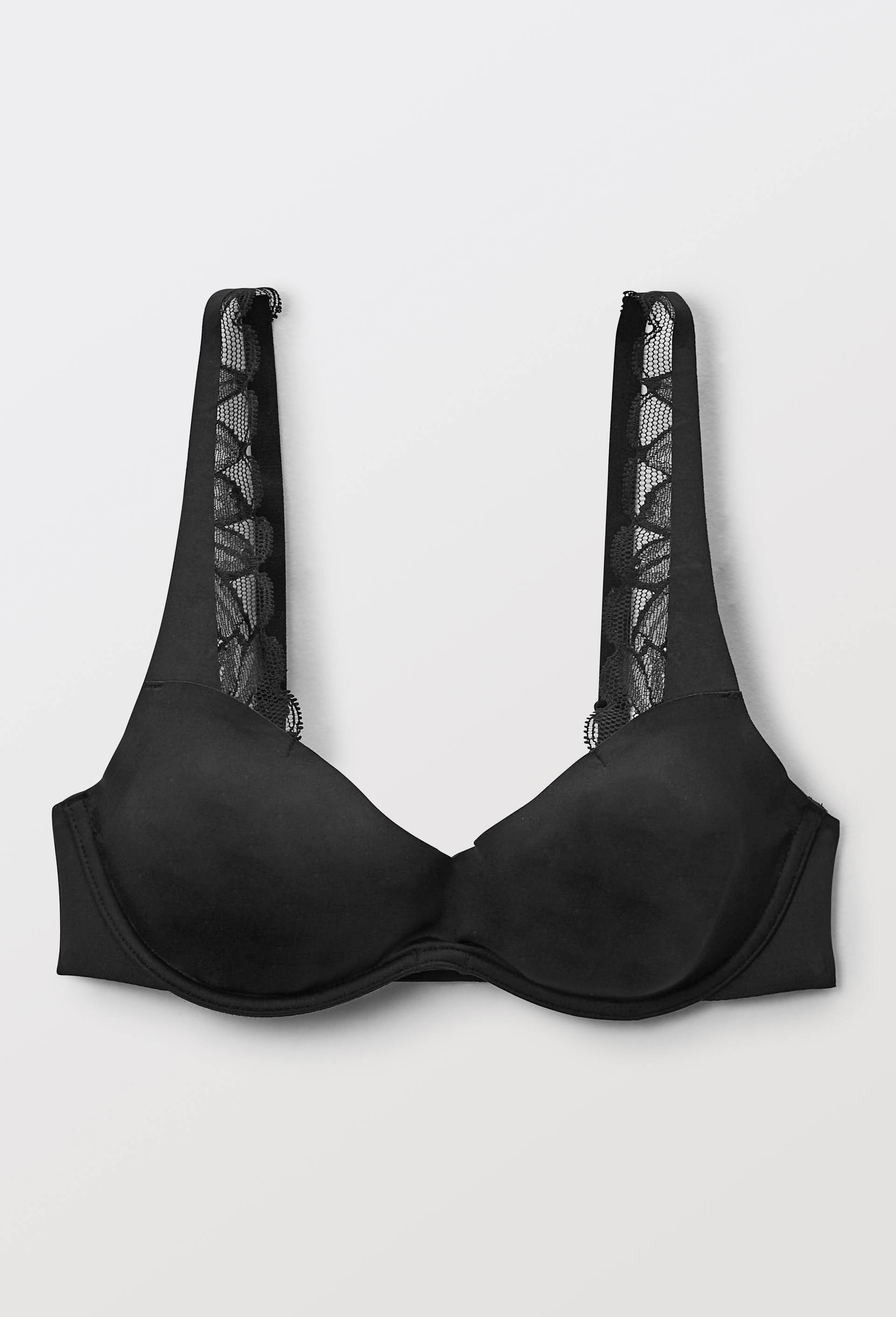 Soutien-gorge corbeille moulé ELISE avec dentelle - MONOPRIX PREMIUM - Modalova