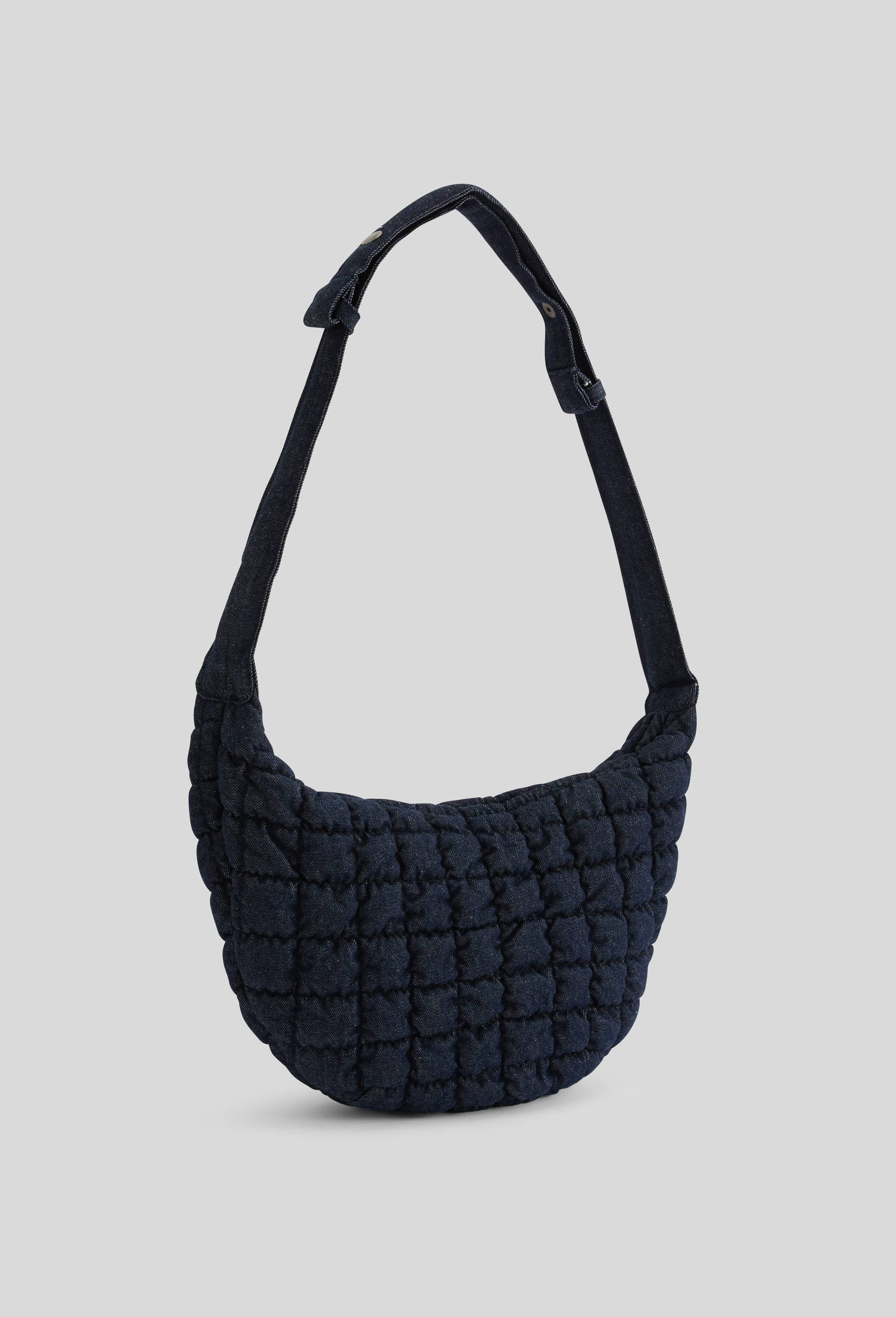 Sac port&eacute; travers en denim BIO GOTS, Bleu fonc&eacute;, large image number 0