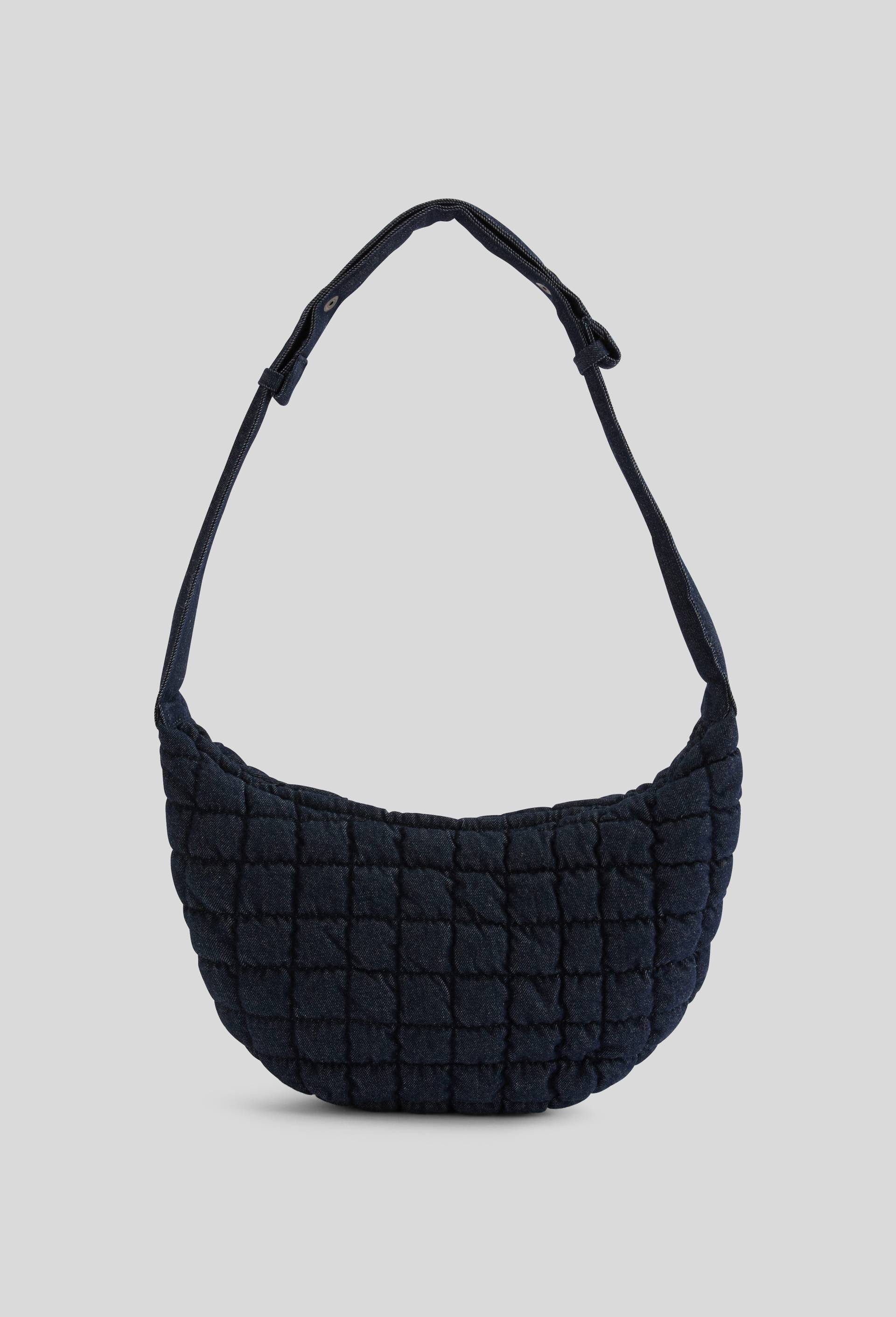 Sac port&eacute; travers en denim BIO GOTS, Bleu fonc&eacute;, large image number 1.0