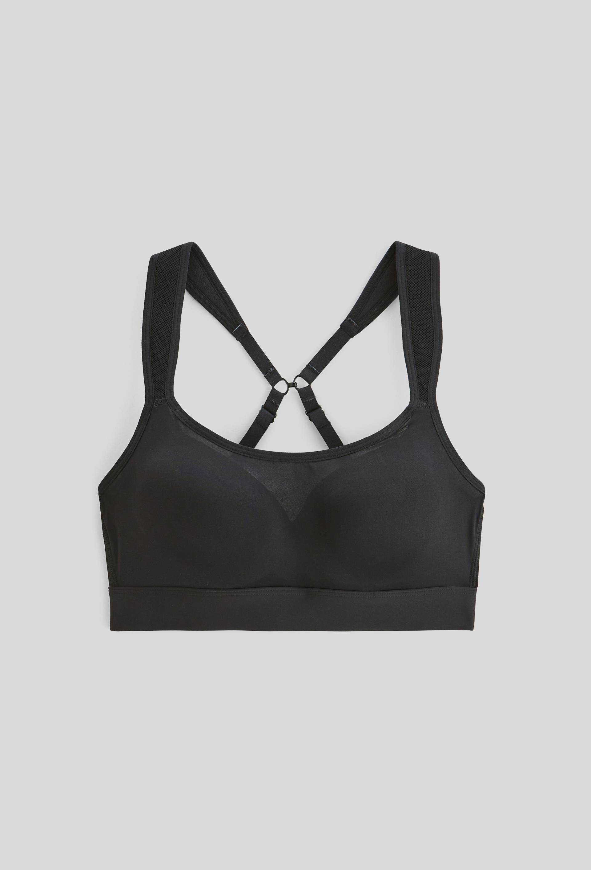 Brassière de sport maintien élevé, Noir, large image number 2