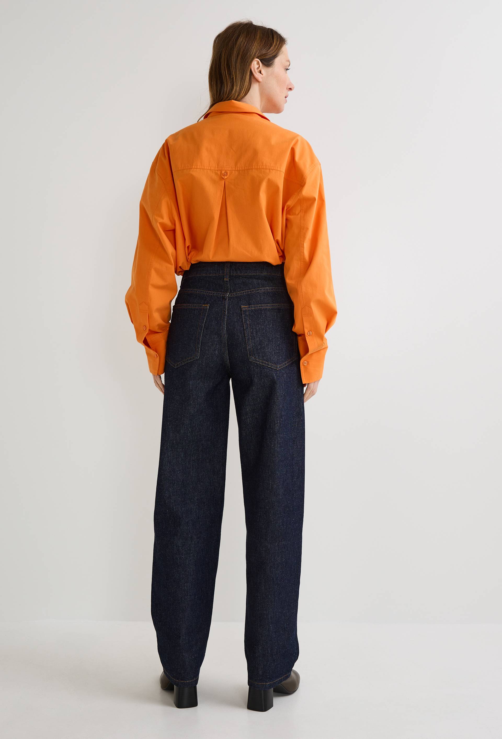 Jean boyfriend, Bleu, large image number 1