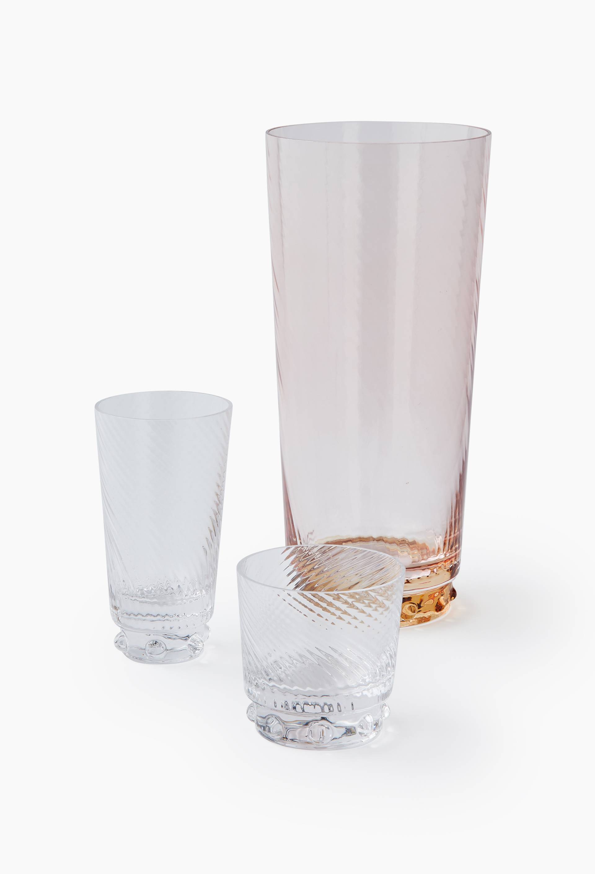 Verre &agrave; limonade, diam&egrave;tre 8cm hauteur 15cm, Pierre Gonalons x Monoprix, Multicolore, large image number 2