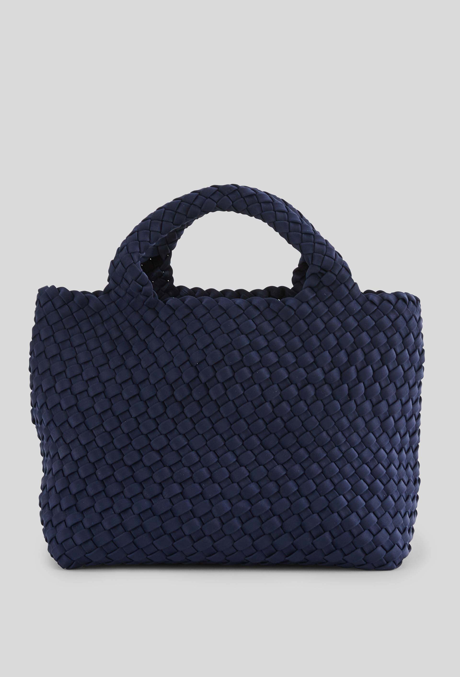 Sac Shopping Monoprix Sac A Main Femme Cabas Tressé En Tissu BLEU