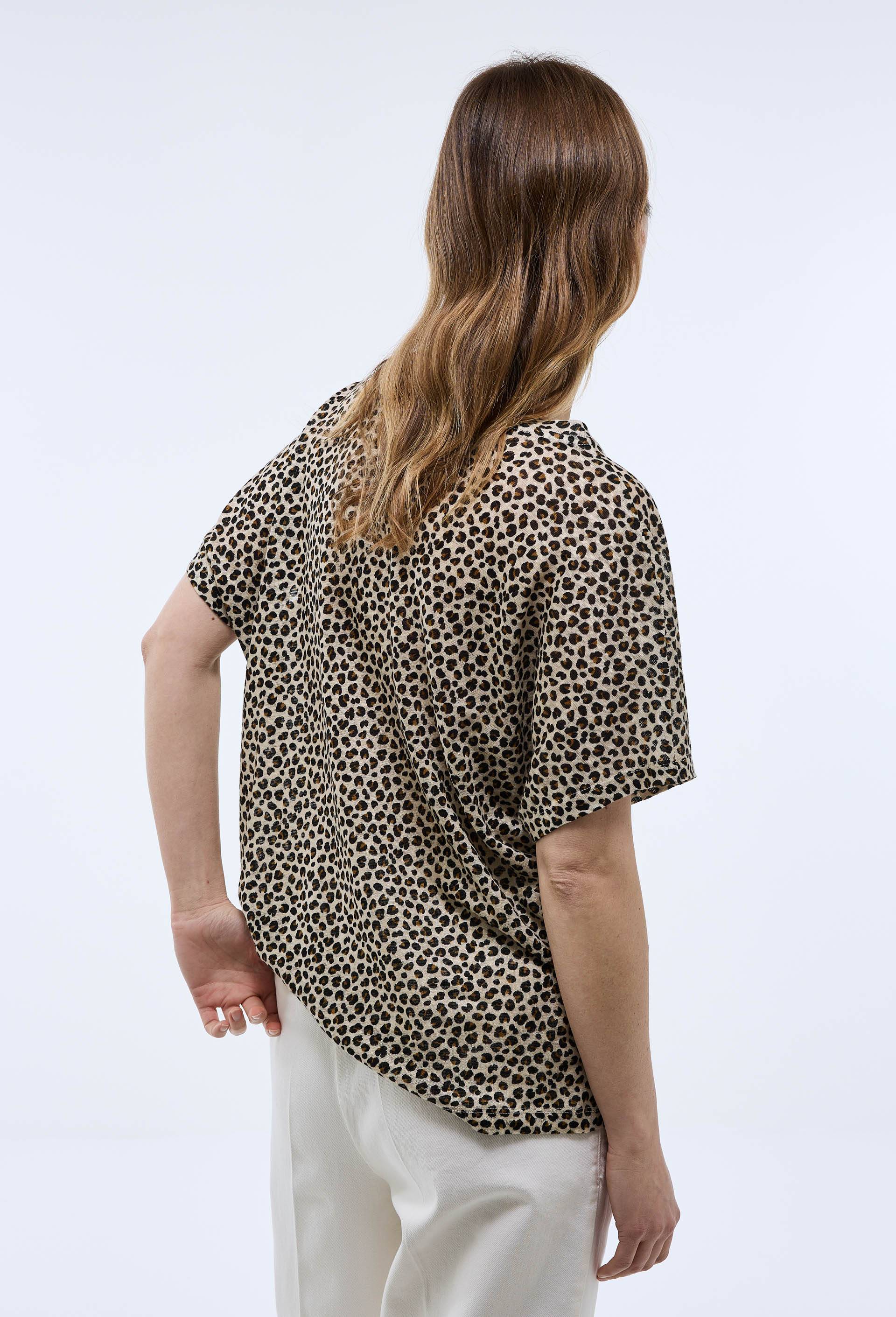 T-shirt manches courtes imprim&eacute;, Beige clair, large image number 1.0