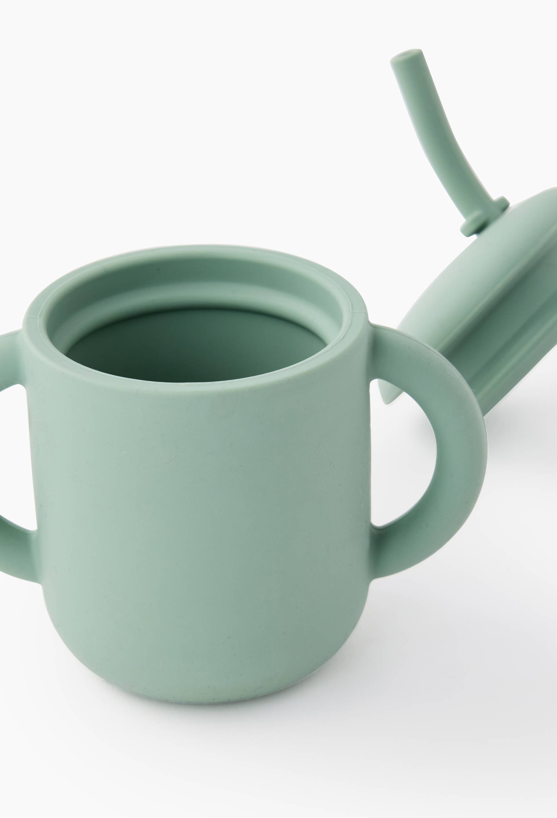 Tasse avec paille pour enfant, Bleu, large image number 1