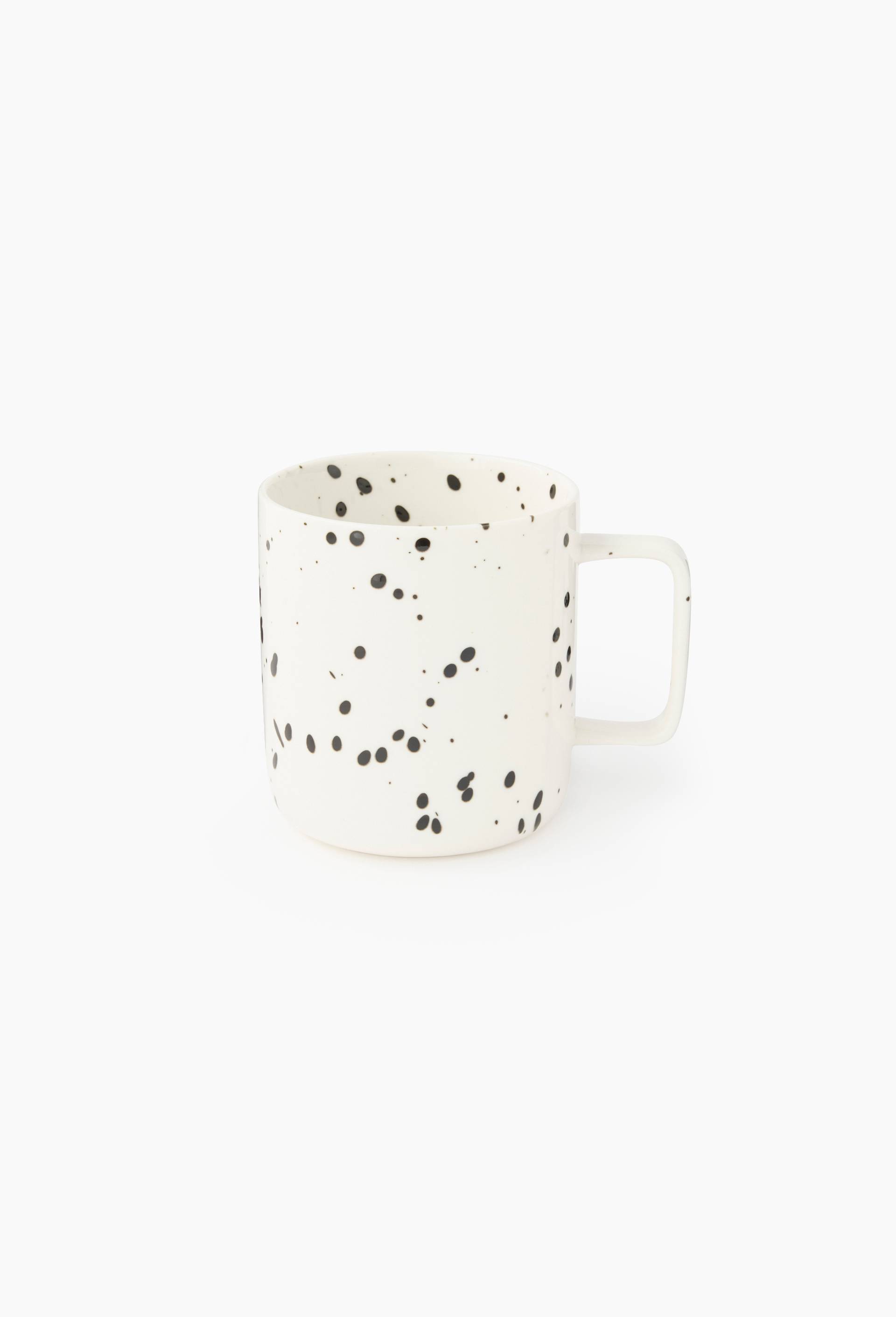 Mug finition tachet&eacute;e, 60cl, Blanc, large image number 0