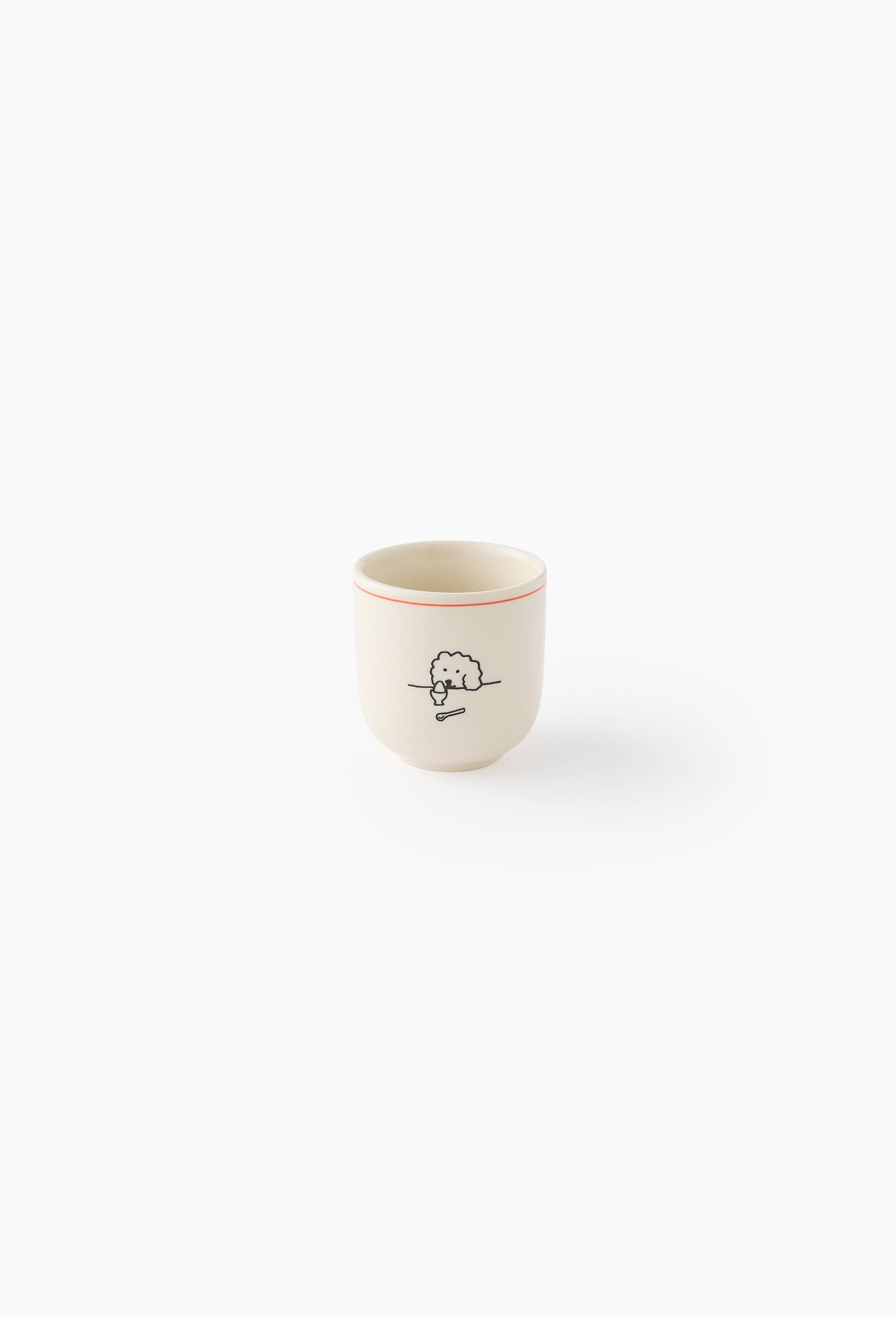 Tasse finition imprim&eacute;e, 20cl, Blanc, large image number 0.0