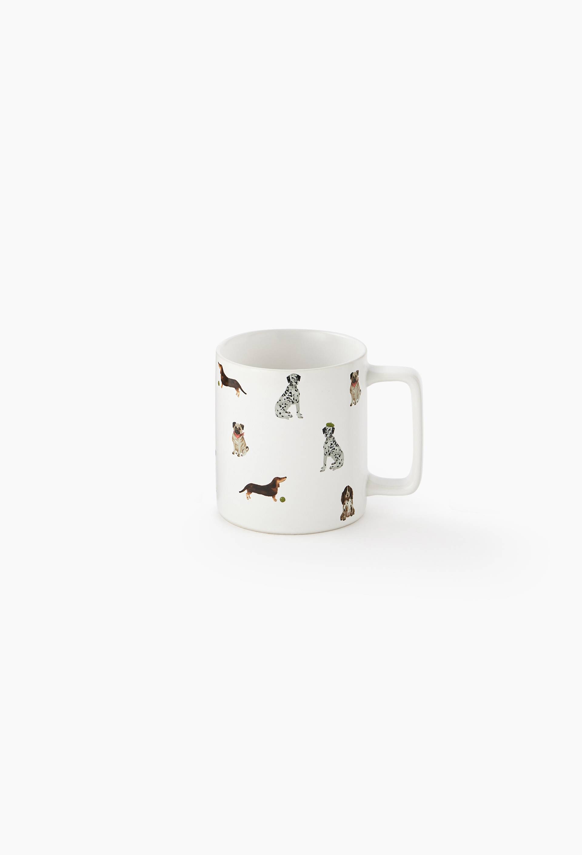 Lot de 4 - Mug finition imprim&eacute;e, 32cl, Blanc, large image number 0.0