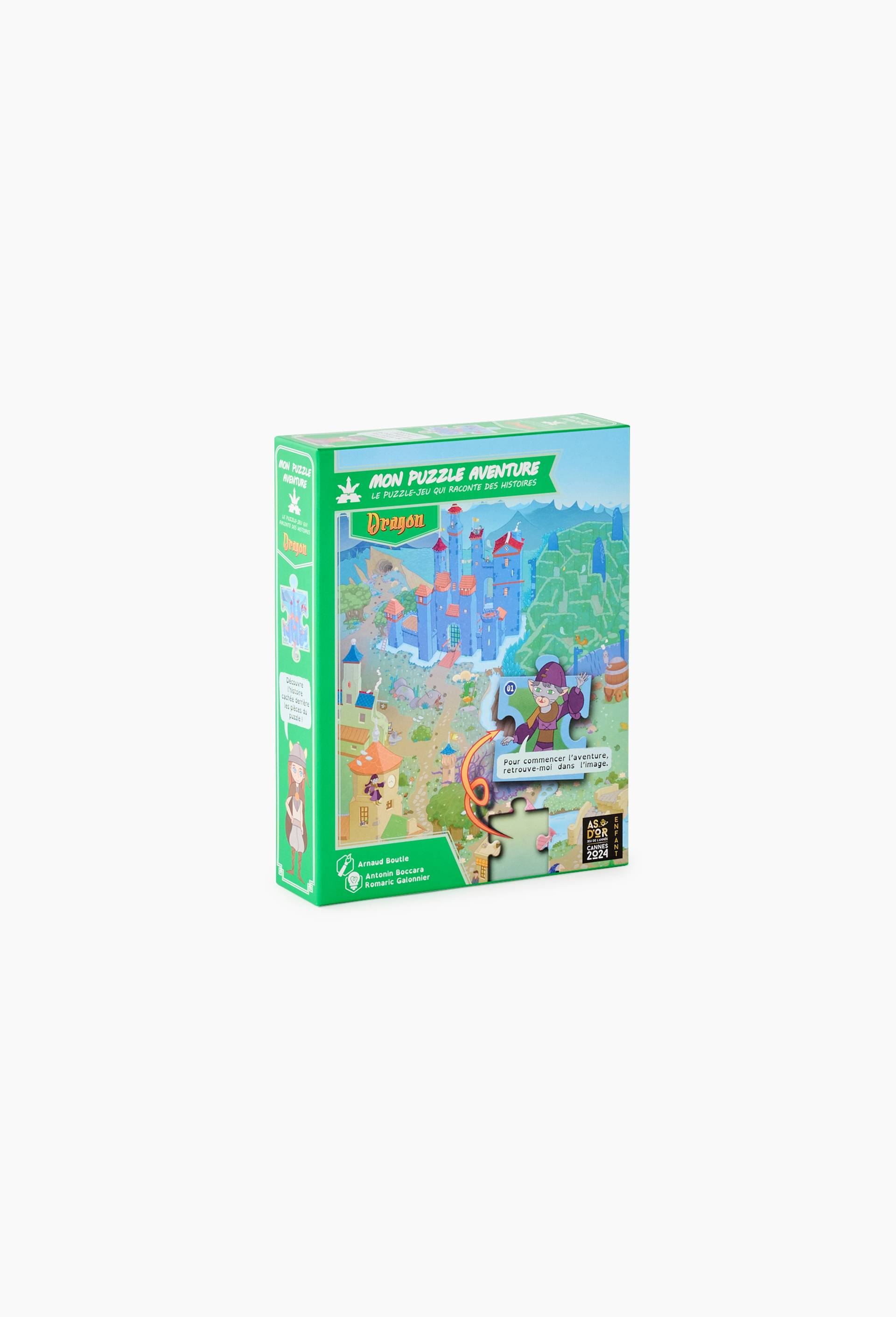 Mon puzzle aventure : Dragon, Multicolore, large image number 0