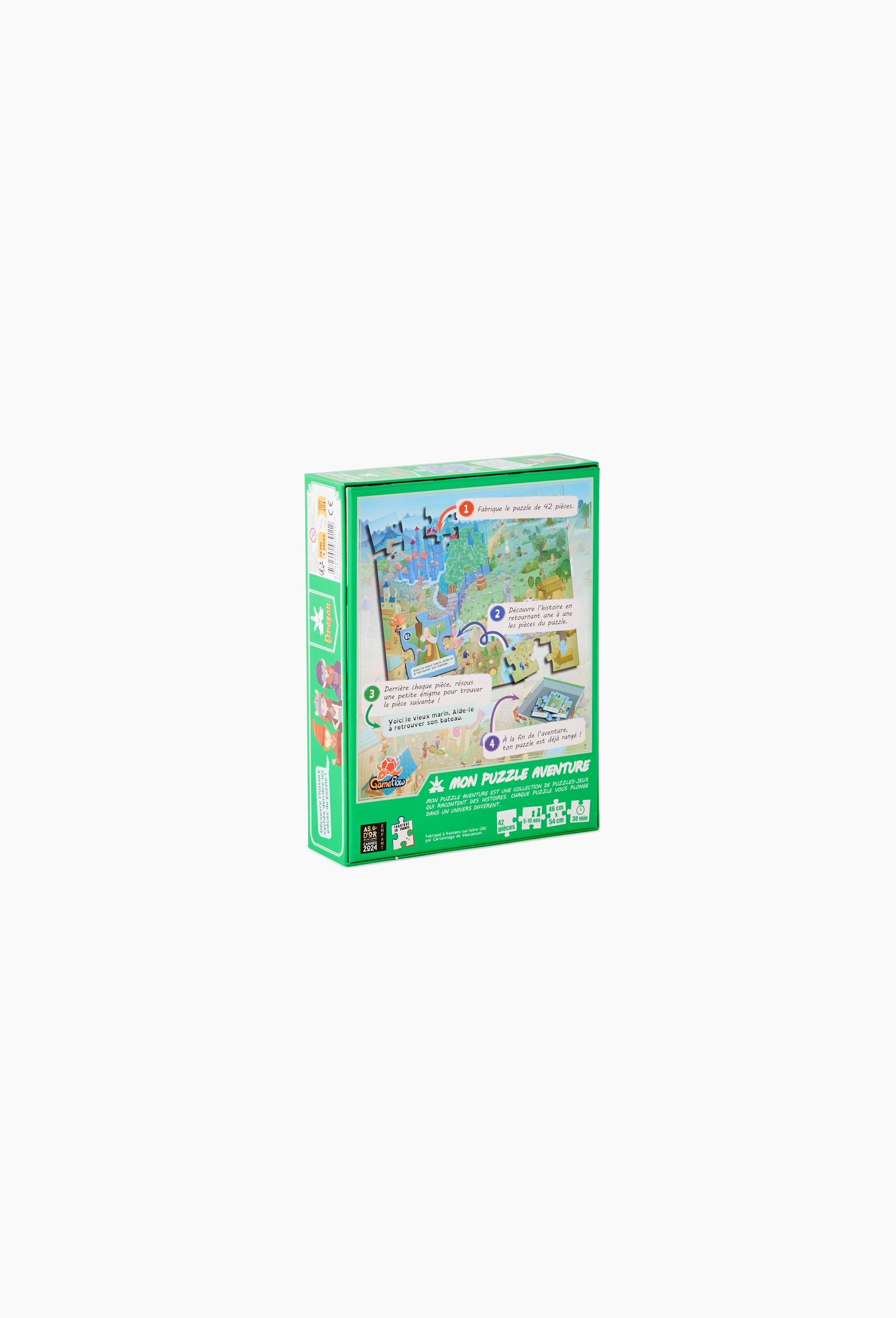 Mon puzzle aventure : Dragon, Multicolore, large image number 1