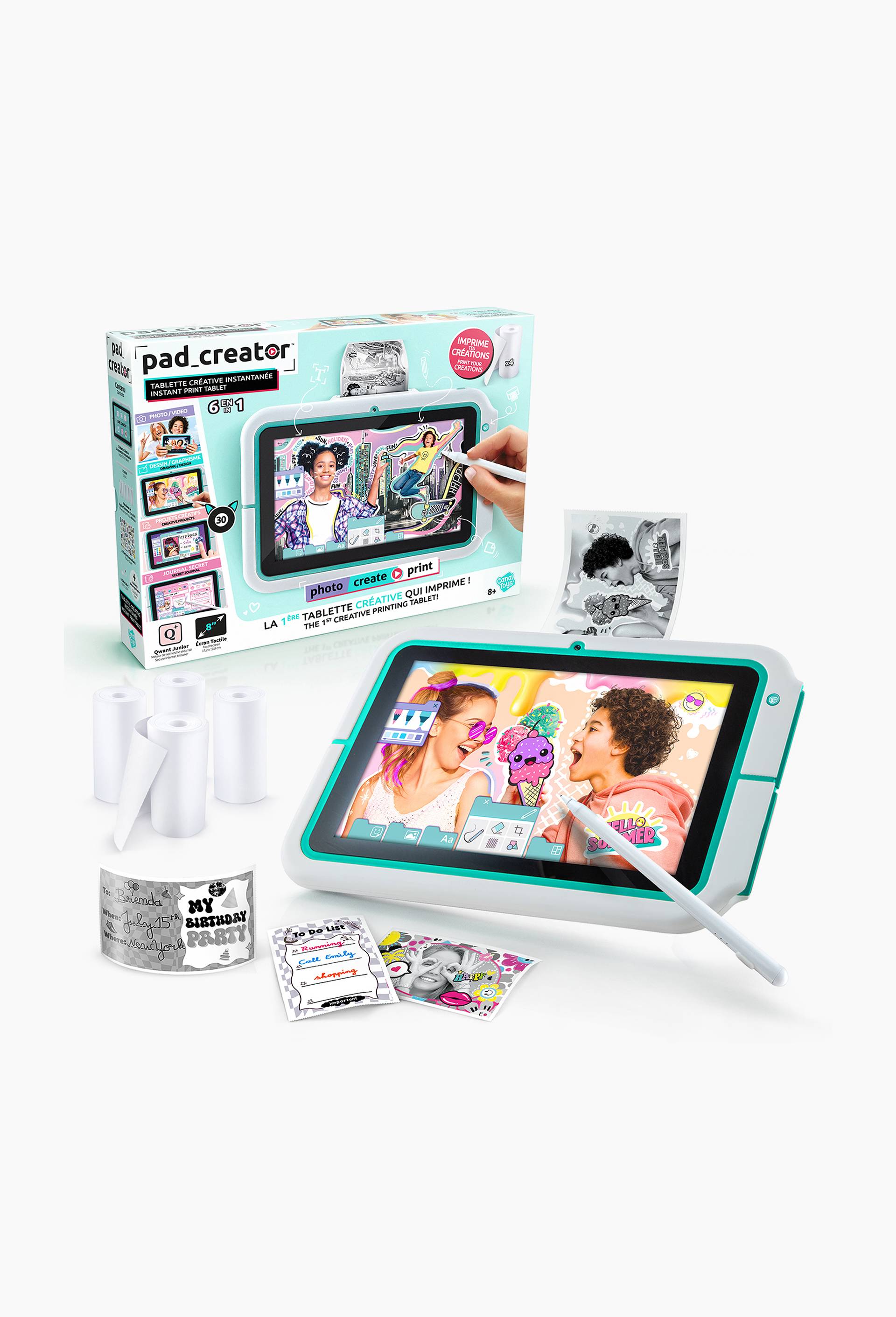 Instant Print Pad - Tablette cr&eacute;ative, Multicolore, large image number 0.0