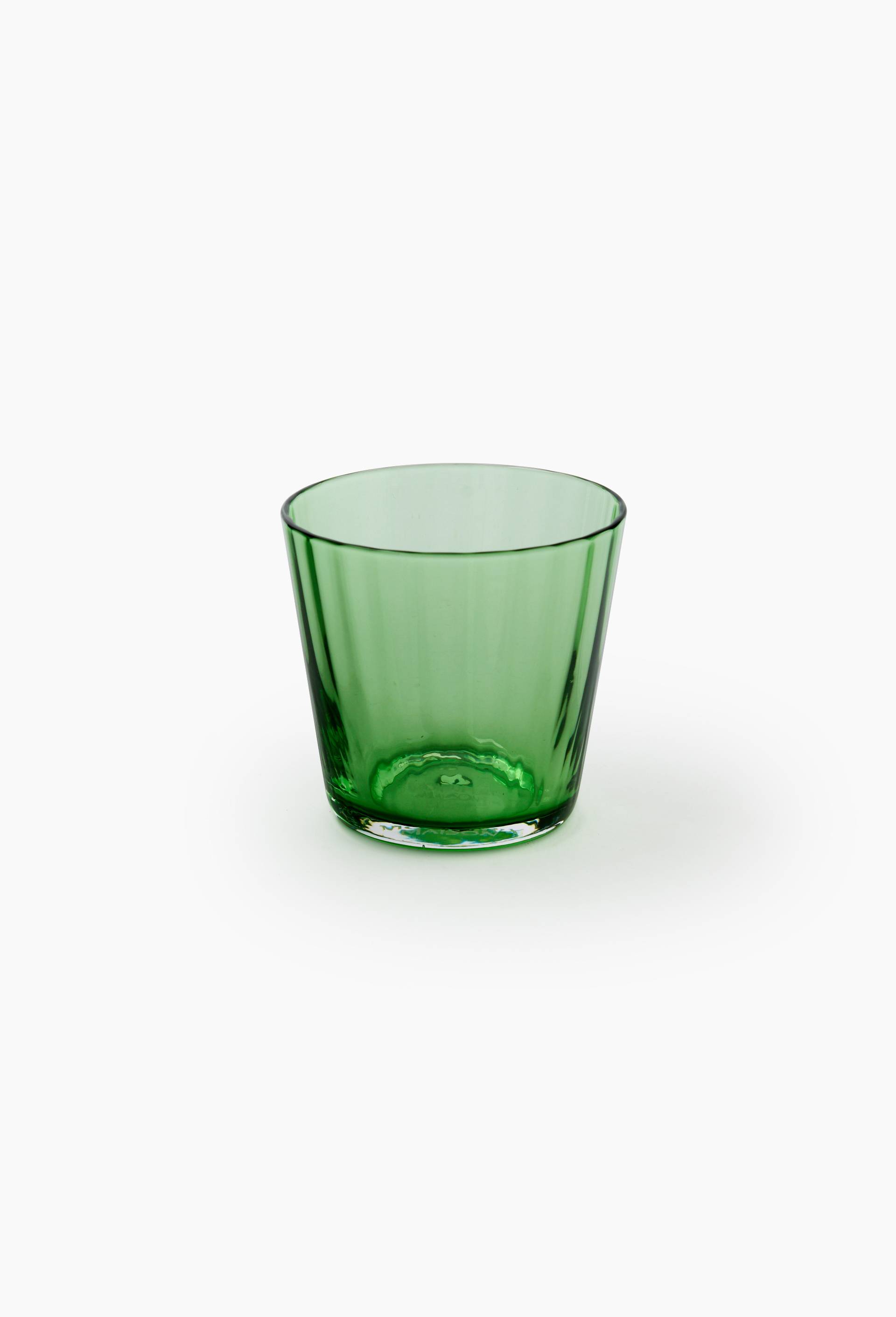 Gobelet finition stri&eacute;e, 22cl, Vert, large image number 0