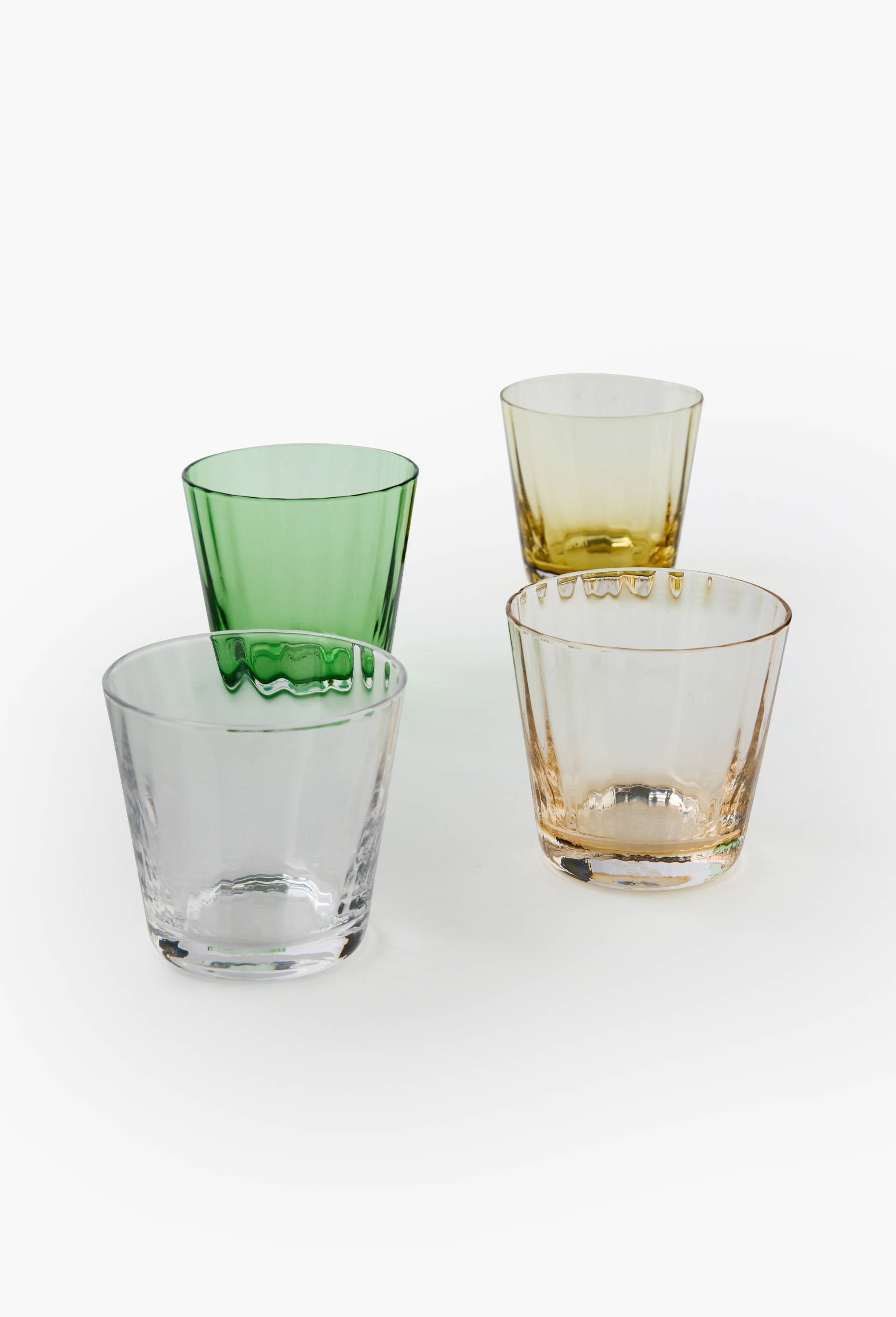 Gobelet finition stri&eacute;e, 22cl, Vert, large image number 1