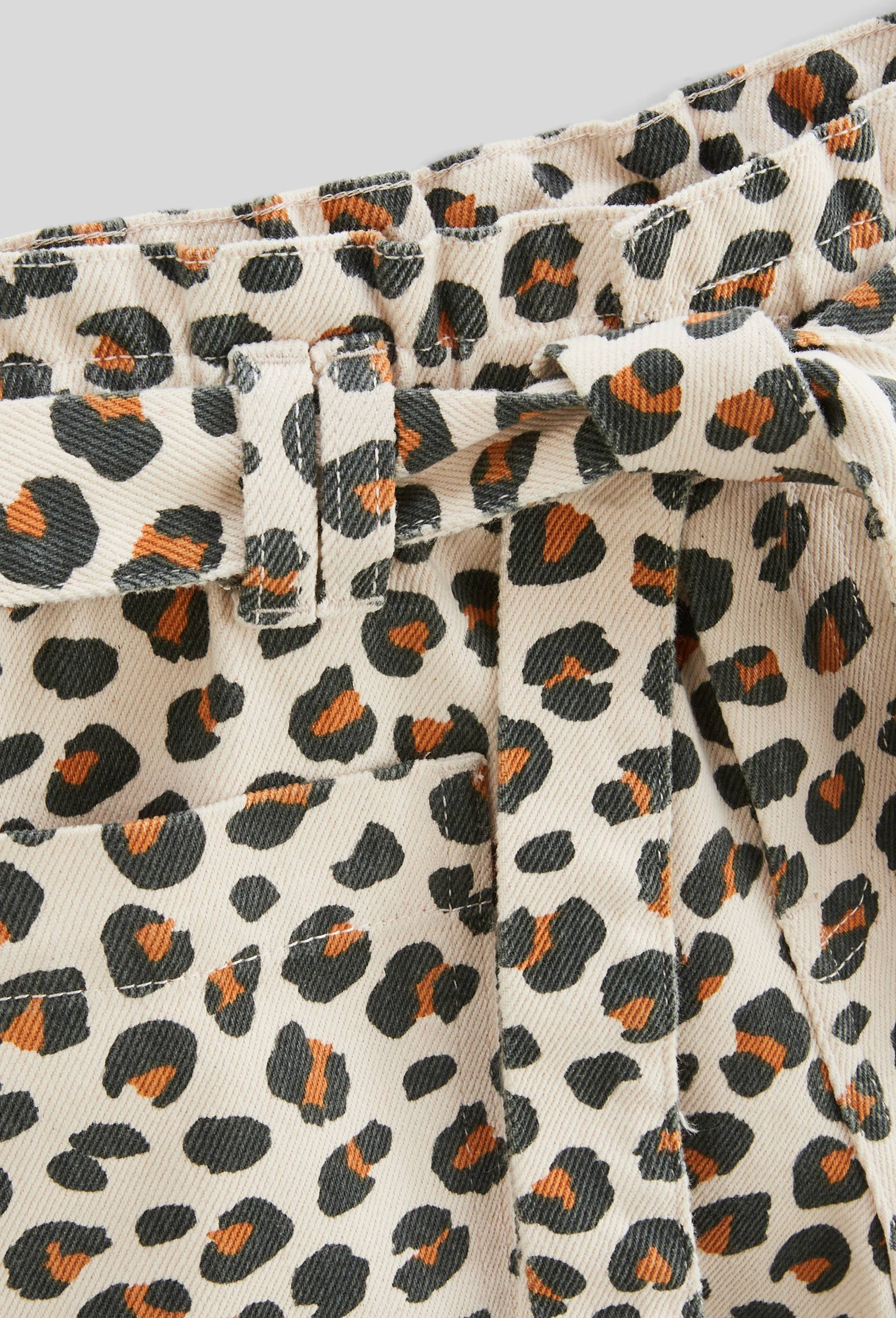 Short imprim&eacute; en coton, Beige clair, large image number 2.0