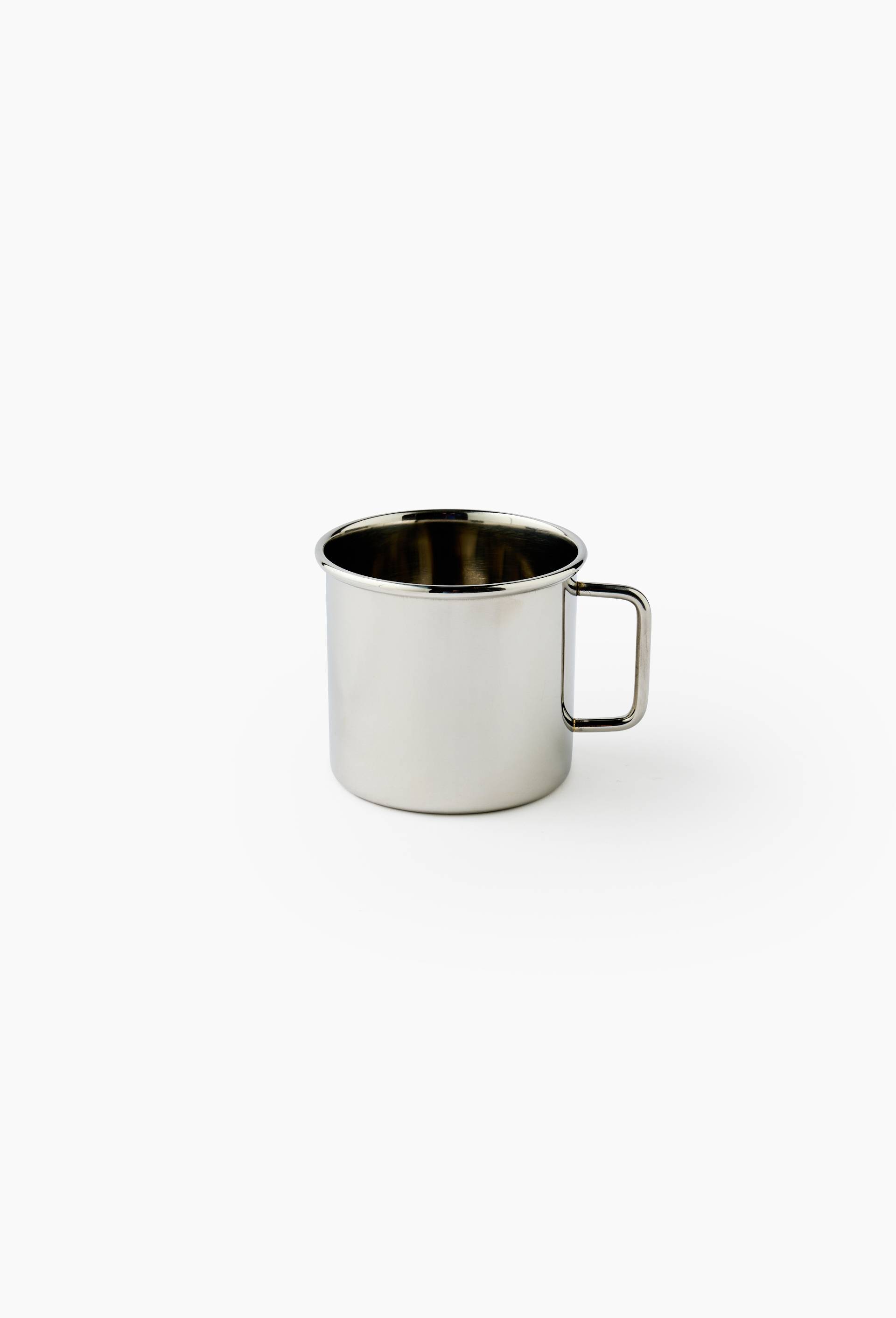 Tasse finition m&eacute;tal bross&eacute;, 50cl, Argent, large image number 0
