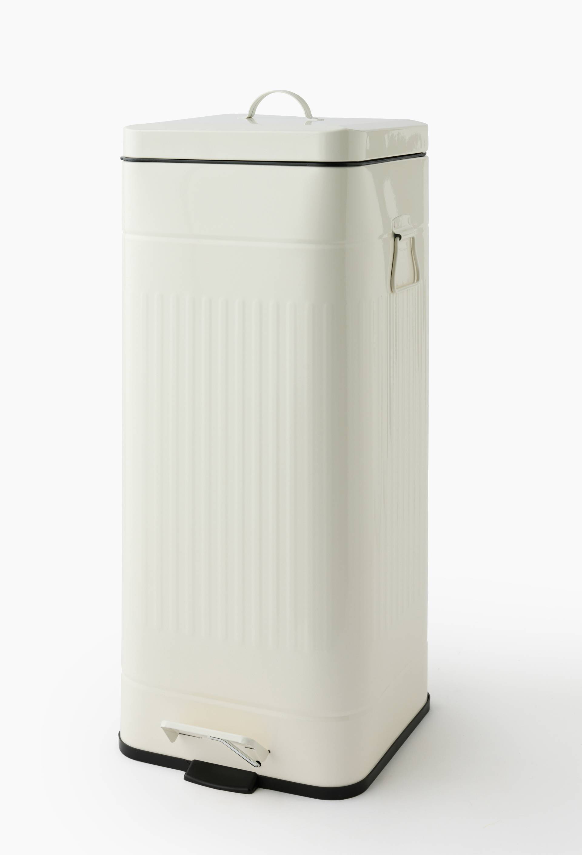 Poubelle, 30L ECRU MONOPRIX