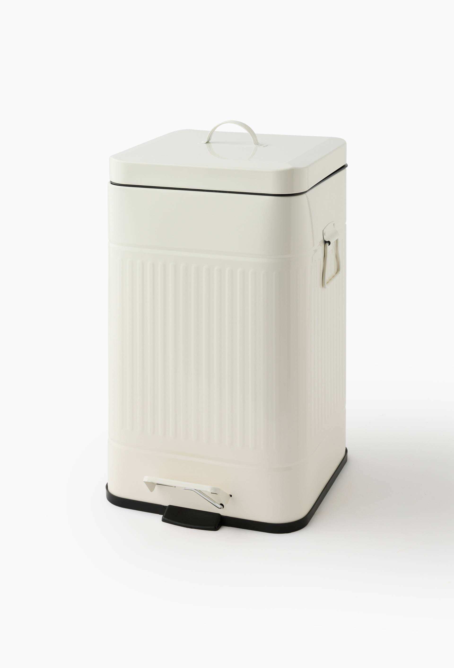 Poubelle, 20L ECRU MONOPRIX