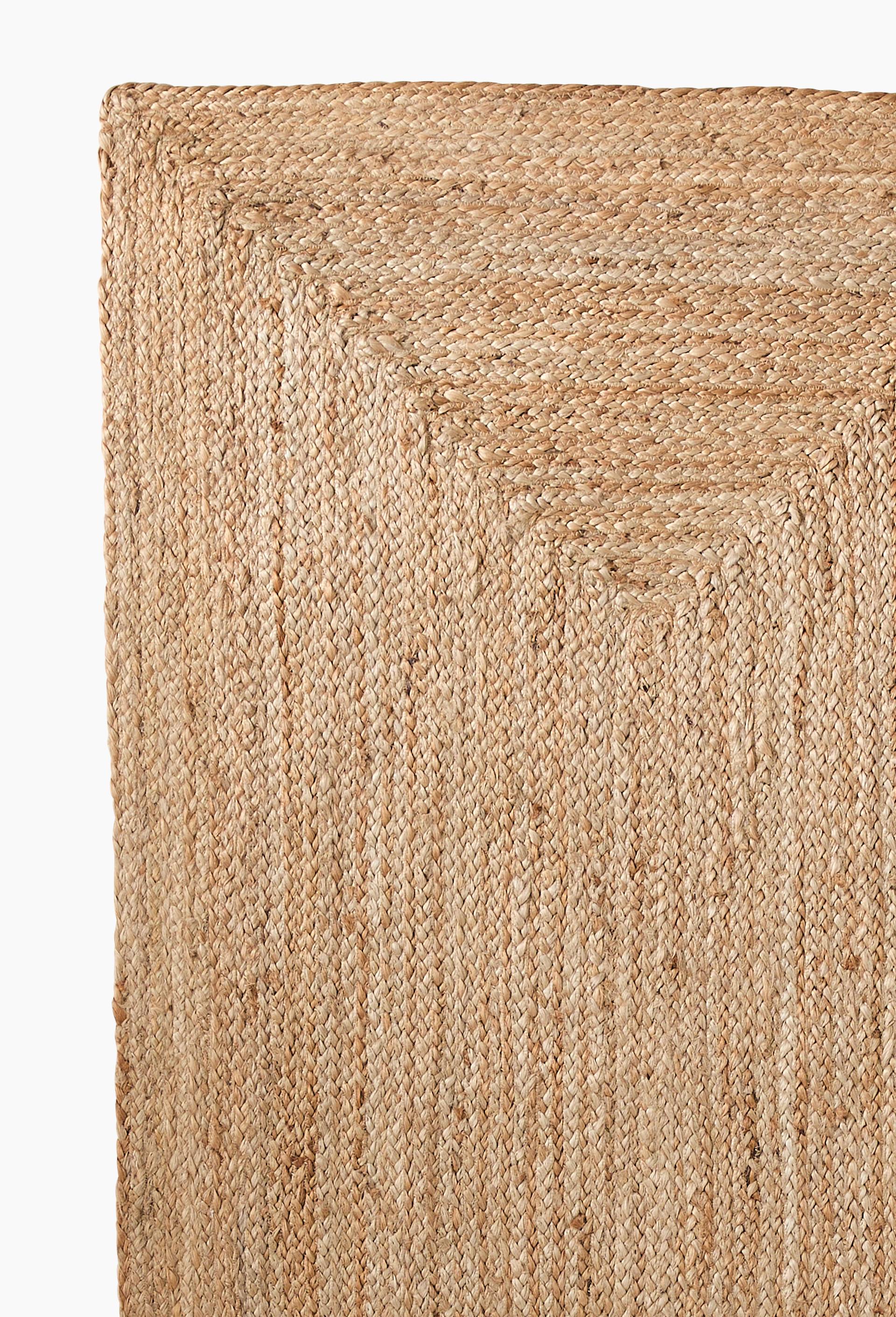 Tapis rectangulaire,90x160cm, 100% jute, Beige clair, large image number 1